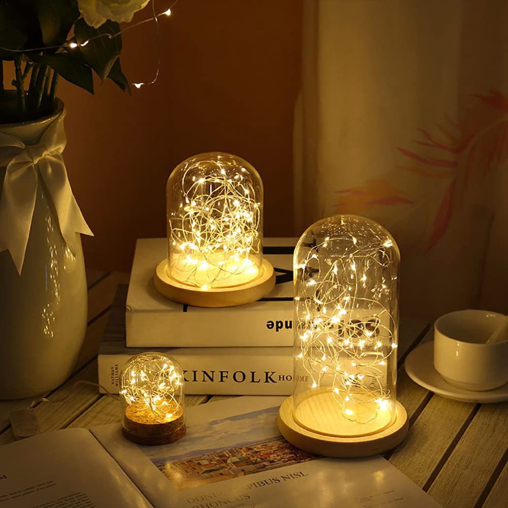 3 Pack USB Fairy Lights - 2 Meters 20 LED Warm Yellow String Lights for Christmas Decor, Bedroom, Party & Wedding | USB Powered Indoor/Outdoor Decorative Lighting