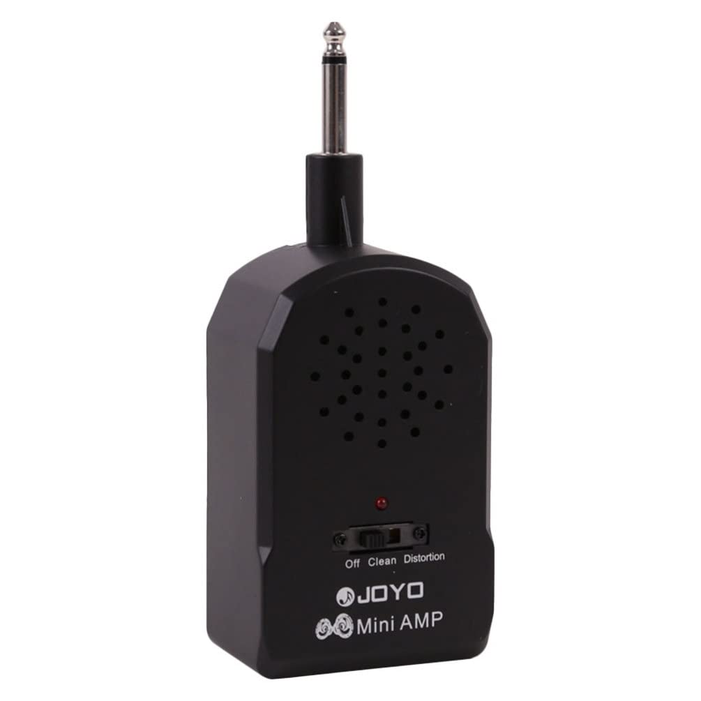 EXCEART Portable Electric Guitar Amplifier - Mini Guitar Amp with Headphone Jack, Travel-Friendly Pocket Size, Black - Perfect for Practice, Travel & Home Use