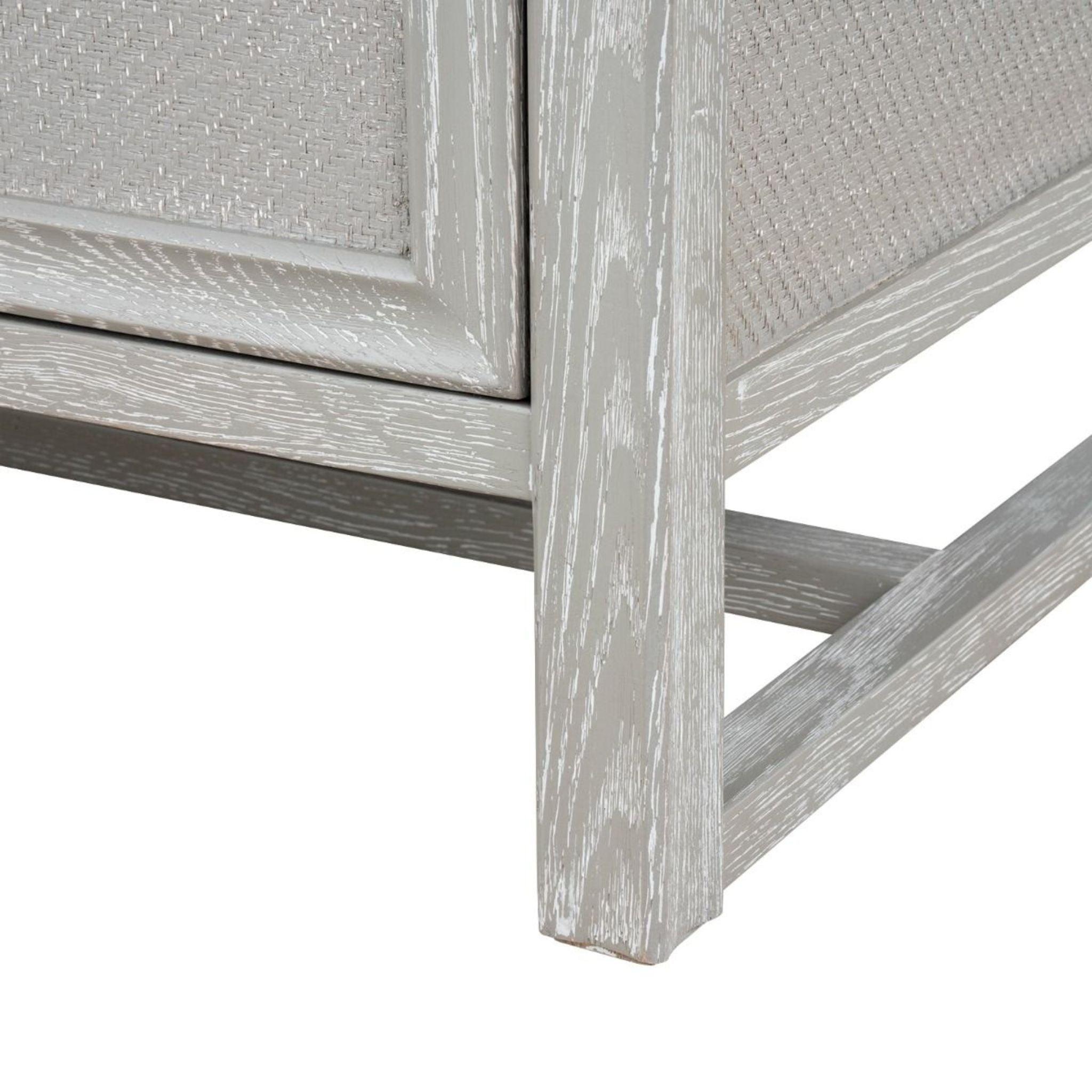 Vivian 8-Drawer Dresser with Clear Lacquer Finish in Soft Gray - Perfect for Bedroom, Nursery, or Guest Room Storage