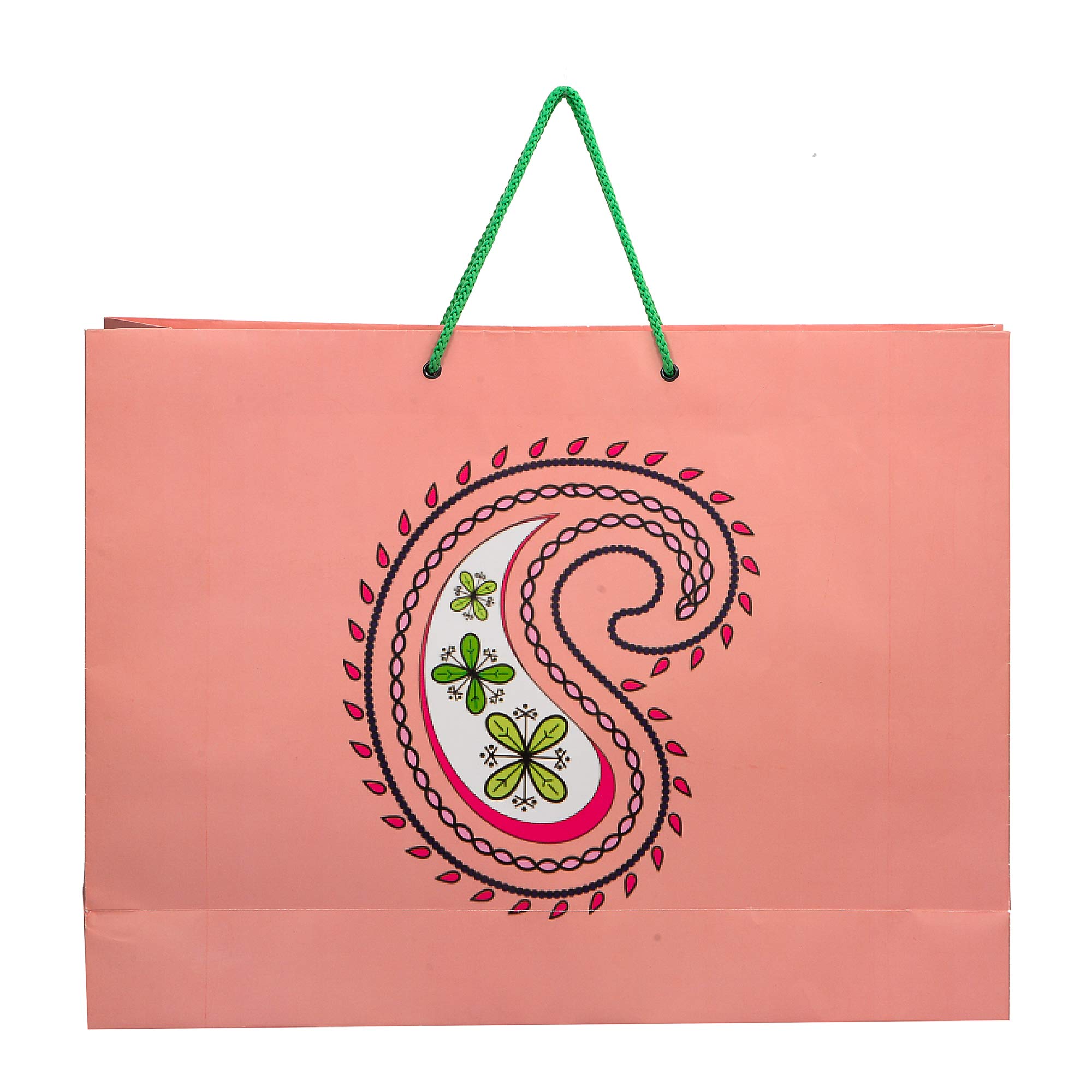 PPJ® Wedding Kairi Peach Paper Gift Bags - 10 Pack (16
