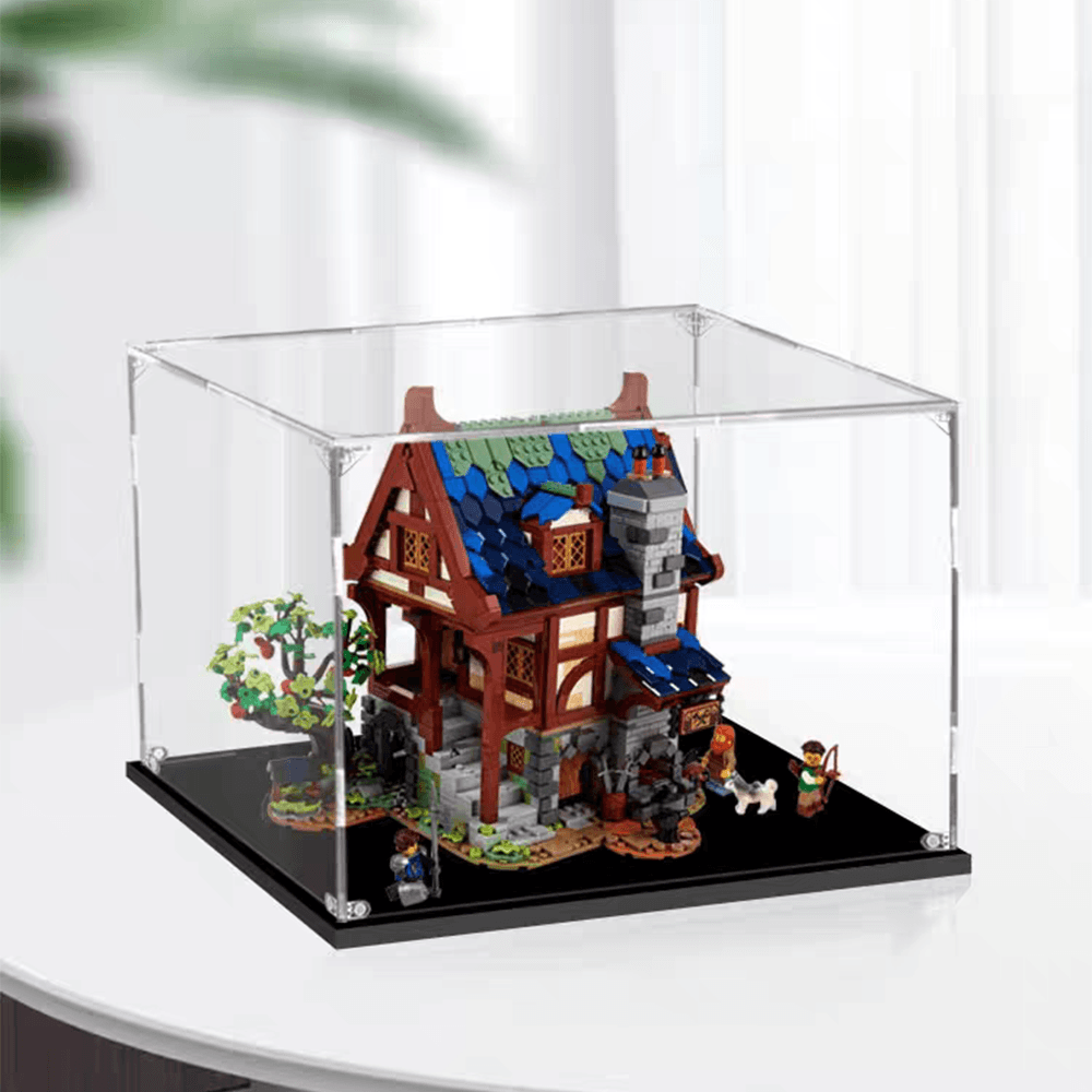 Best LEGO Ideas Medieval Blacksmith 21325 Display Case - Premium Protection for Collectible LEGO Sets - Perfect for Home Decor & Gift Giving
