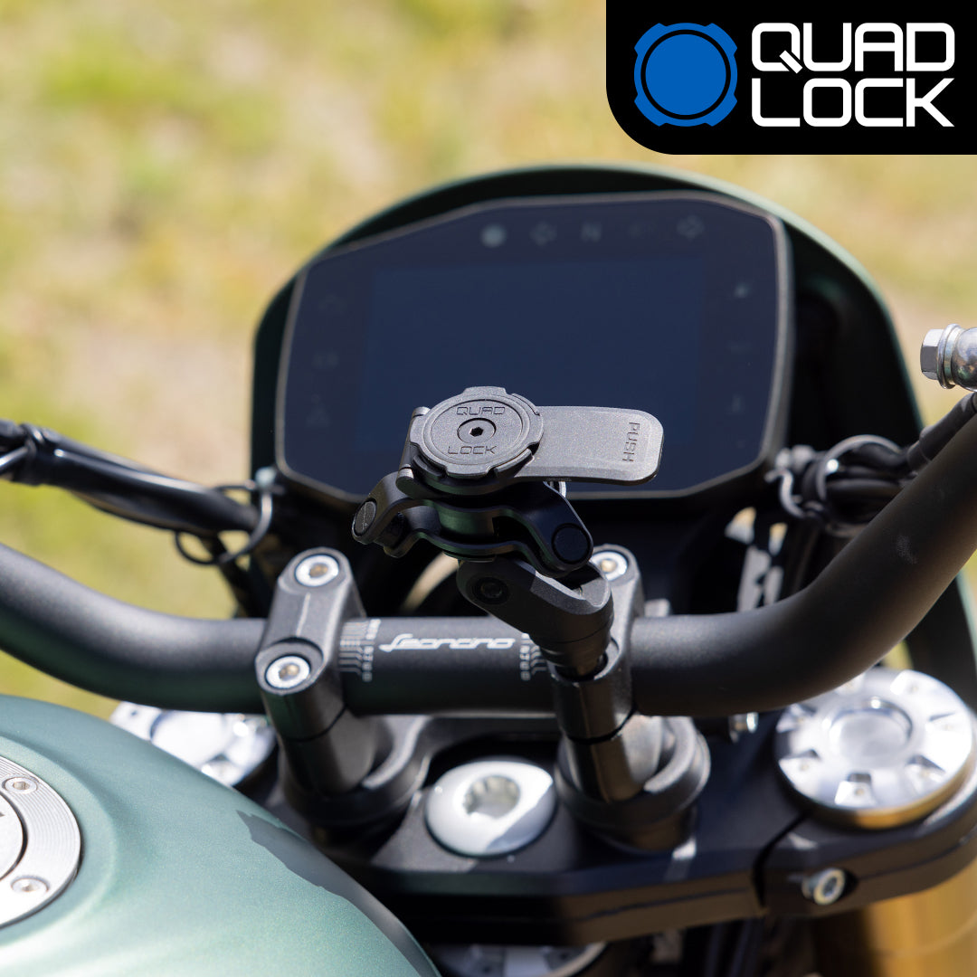 Motorcycle Handlebar Clamp Bolt Mounts - Universal Fit for Harley, Honda, Yamaha - Durable CNC Aluminum Alloy - Perfect for GPS, Phone, Camera & Accessories Mounting