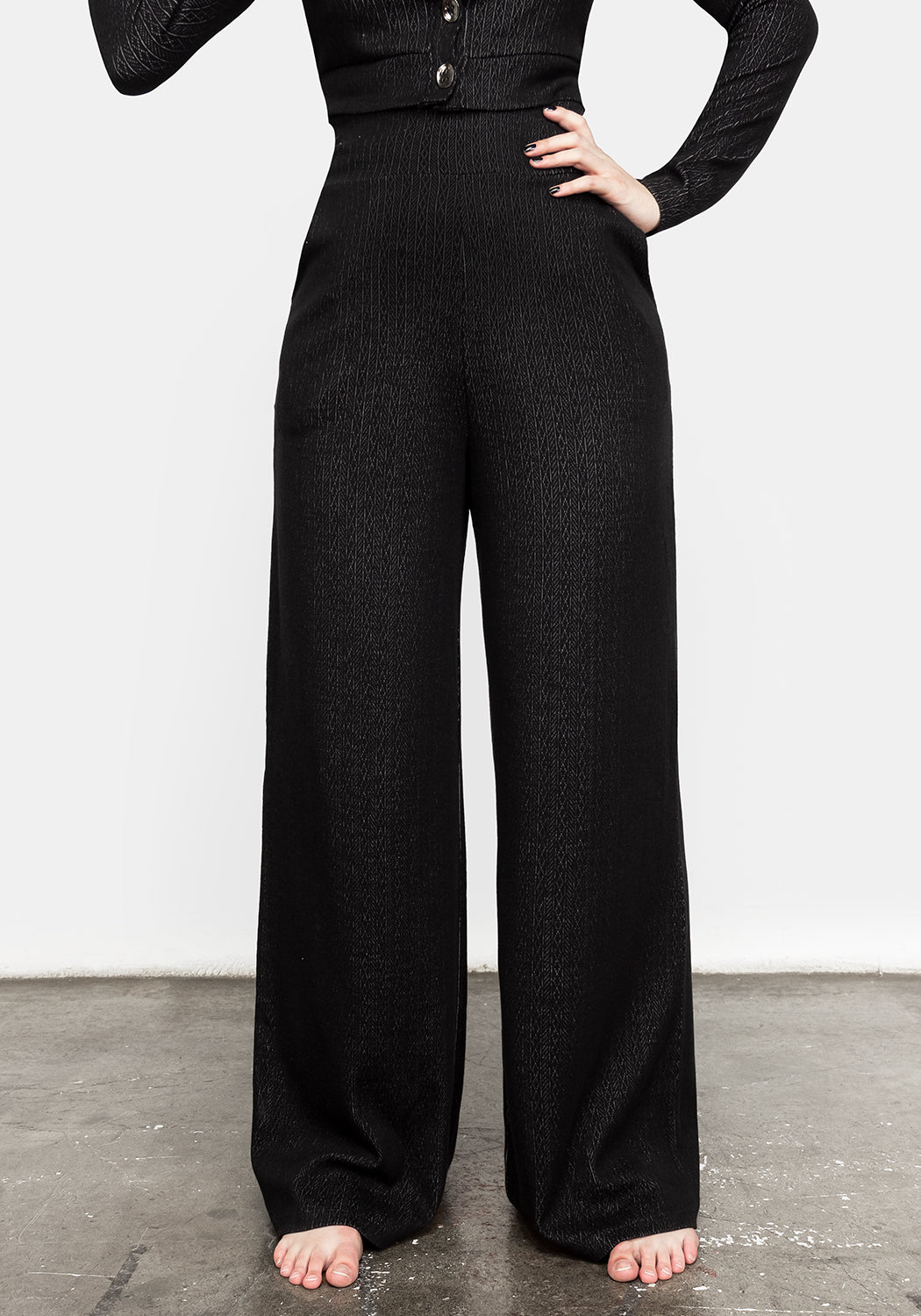 Morana Pointelle Lounge Pants for Women - Soft Knit Comfortable Casual Pajama Bottoms - Perfect for Home Relaxation, Yoga & Lounging