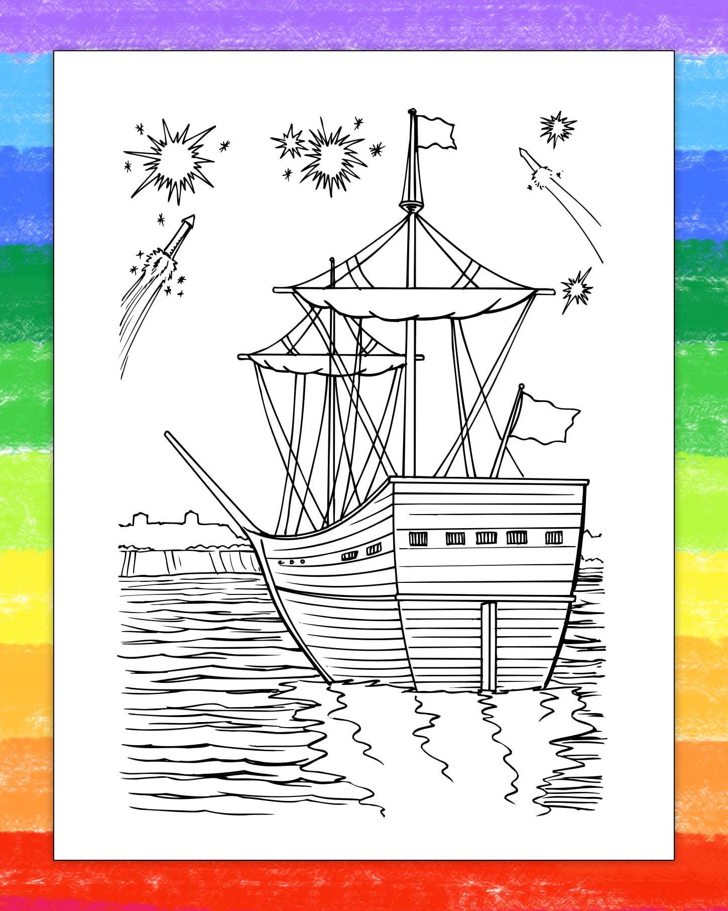 ZOCO Bulk Pack of 250 Patriotic 'I Love America' Educational Coloring Books for Kids - No Crayons Included - Fun Games, Puzzles & Activities - Perfect for 4th of July Celebrations, Classroom Learning & Homeschooling