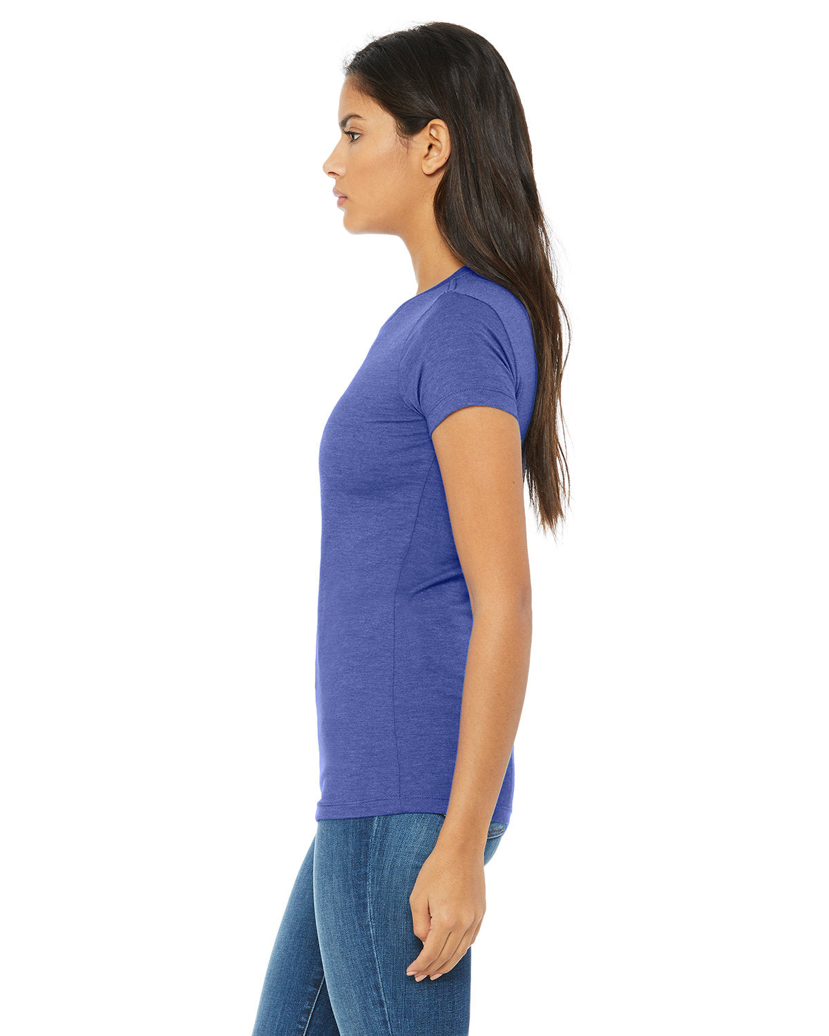 Bella + Canvas 6004 Women's Slim Fit Short Sleeve T-Shirt - Soft Cotton Tee for Casual Wear, Workout & Layering