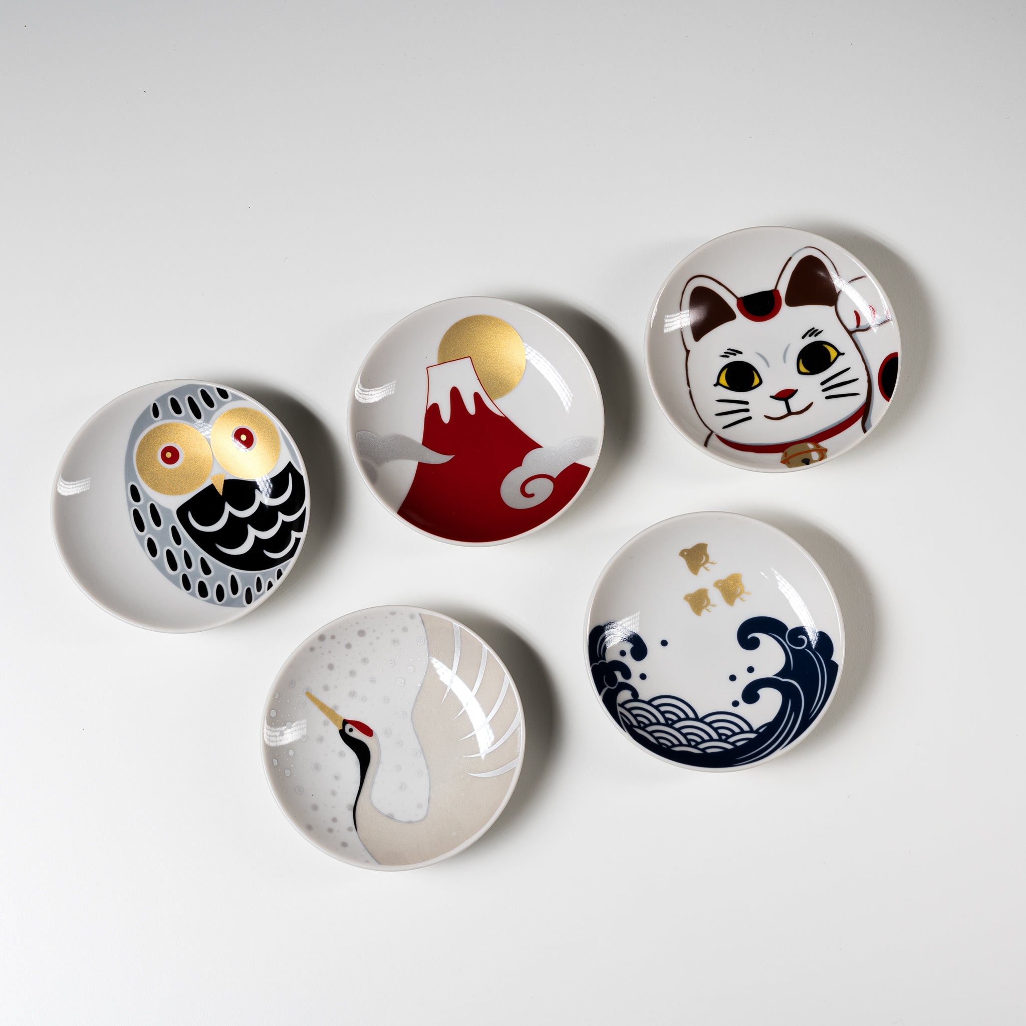 Japanese Style Small Single Plate - 9.5cm Mini Soy Sauce Dish for Sushi, Soy Sauce, Condiments | Perfect for Asian Dining, Home Decor & Gift Giving