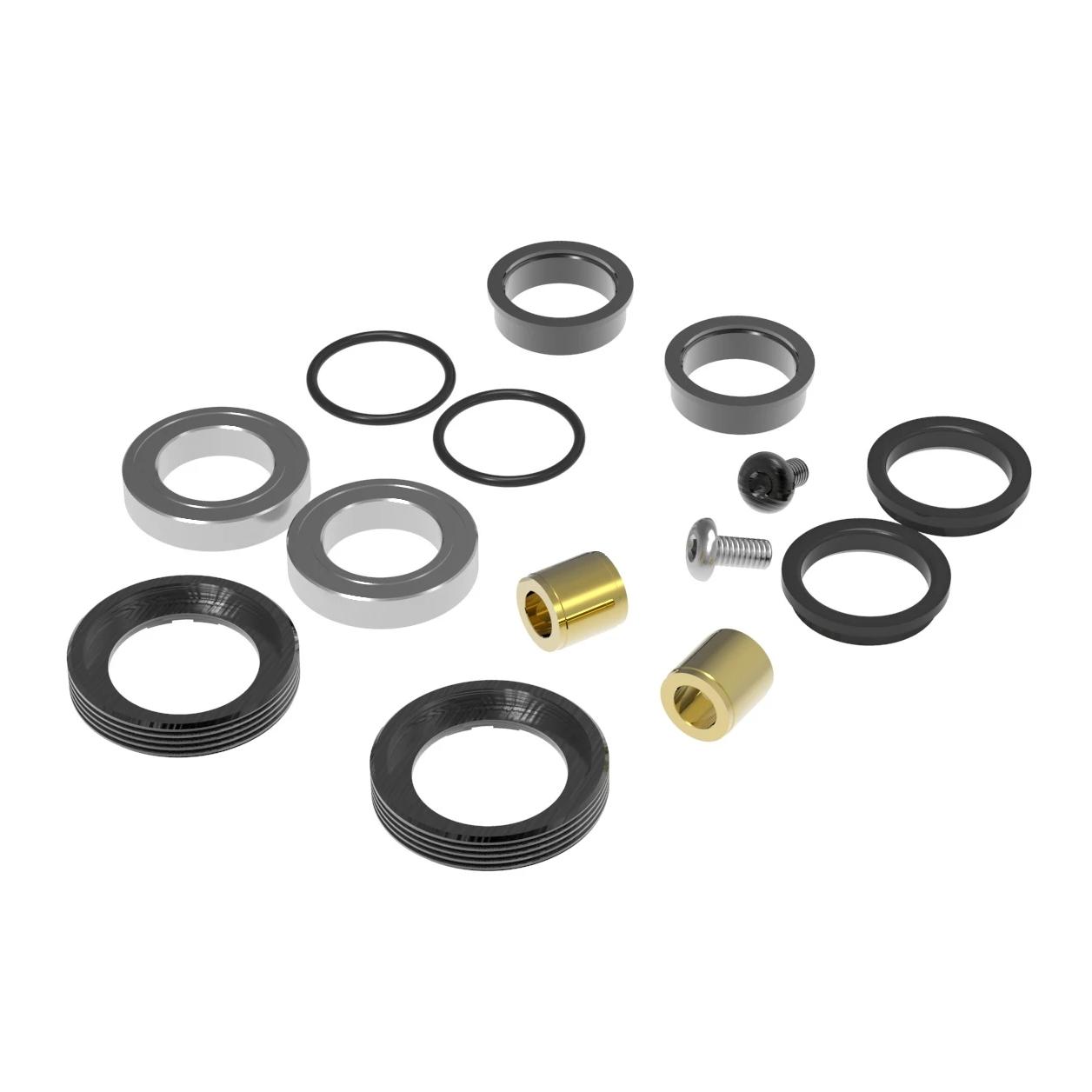 OneUp Alloy Pedal Bearing Kit V2 - Premium Bicycle Pedal Upgrade for MTB & Road Bikes - Smooth Ride & Enhanced Performance on Trails & Commutes