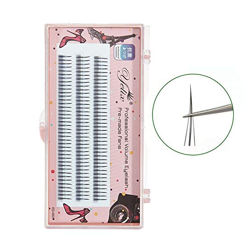 Premium M-Shaped Eyelash Extension Fans - 0.07mm Thin C Curl 11mm Lashes for Volume & Natural Look | Professional Lash Supplies for Salons & DIY Beauty