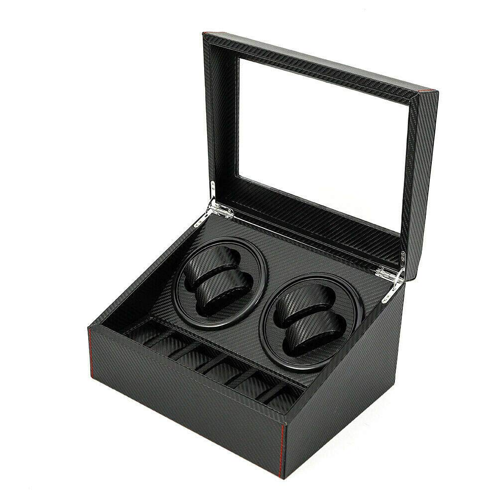 YIYIBYUS 4+6 Watch Winder Box - Automatic Rotation for Watch Collection - US Stock