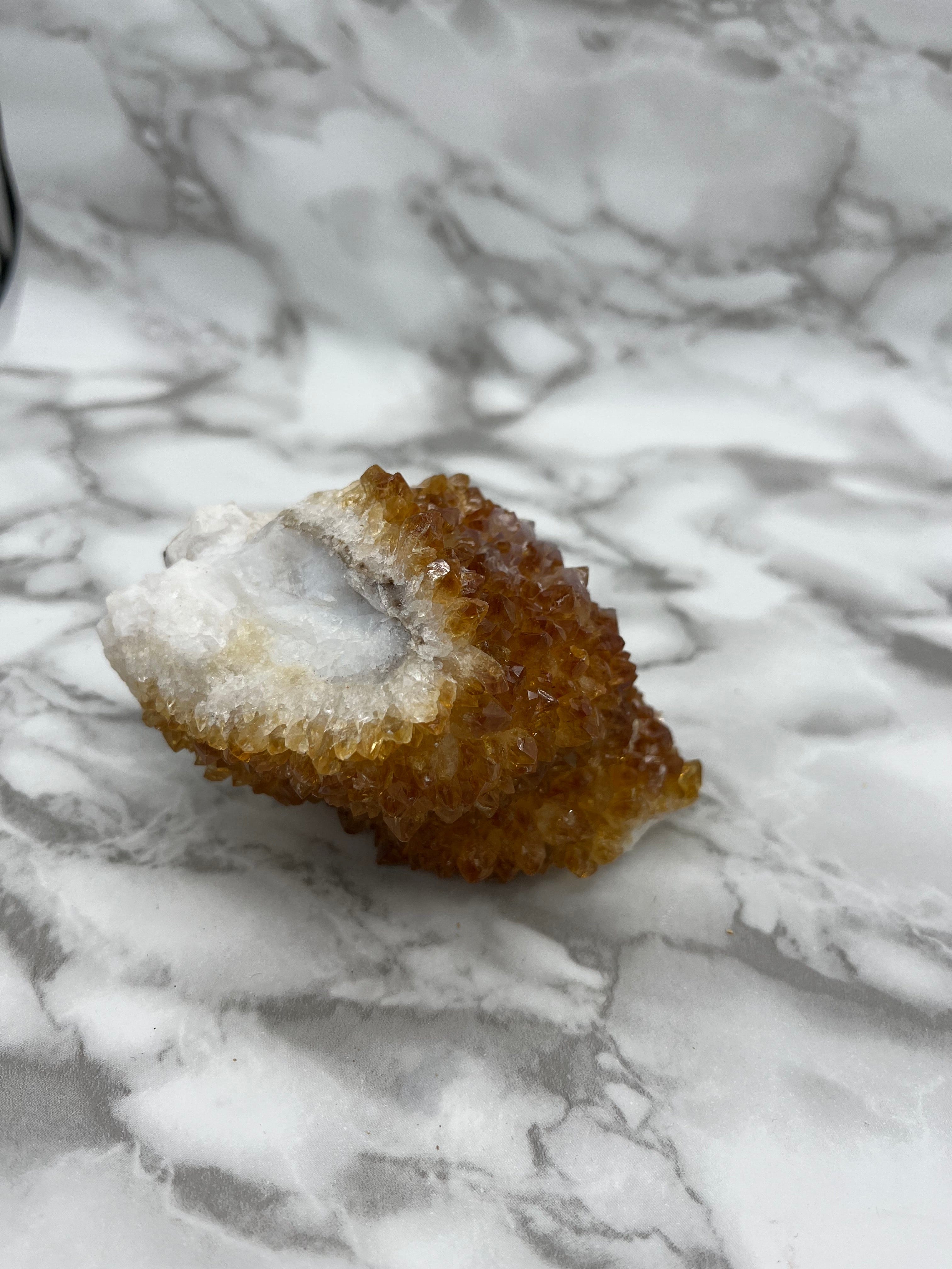 Natural Citrine Crystal Cluster - 9 Inch Healing Stone for Home Decor, Meditation & Energy Cleansing | Perfect for Gifts, Feng Shui & Spiritual Practices