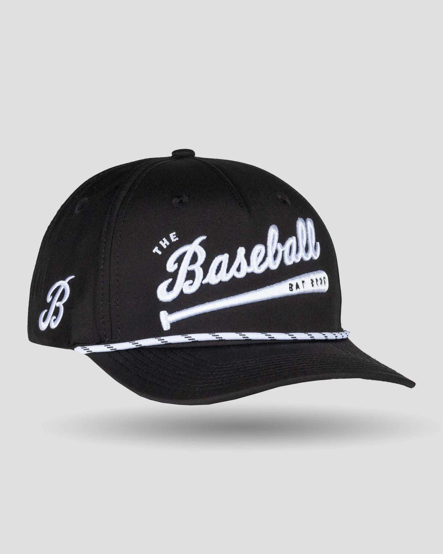 Baseballism Bat Bros Script Rope Cap - Stylish Baseball Hat for Men & Women - Perfect for Games, Casual Wear & Outdoor Activities