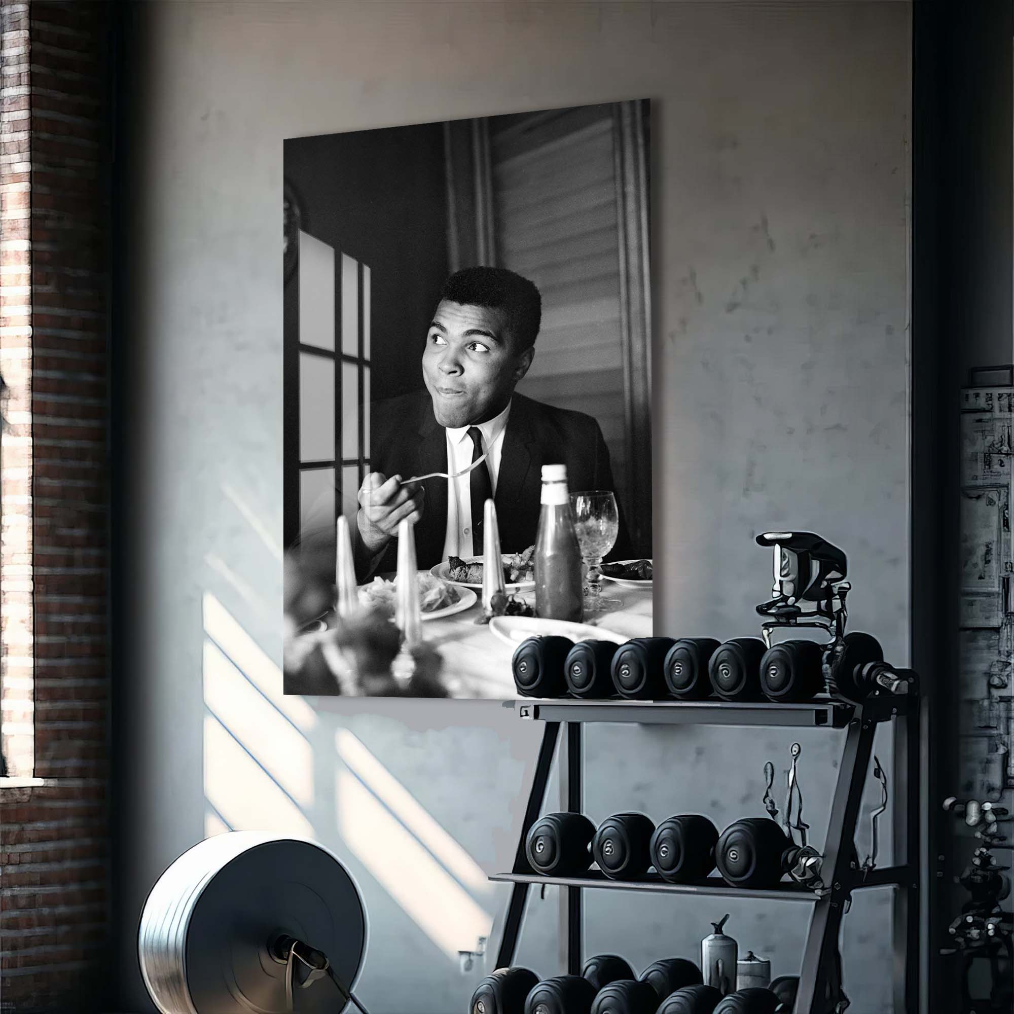 Muhammad Ali Themed Dinner Plate Set - Premium Ceramic Plates for Boxing Fans, Collectors & Home Decor | Perfect for Sports-Themed Parties, Memorabilia Displays & Gift Giving