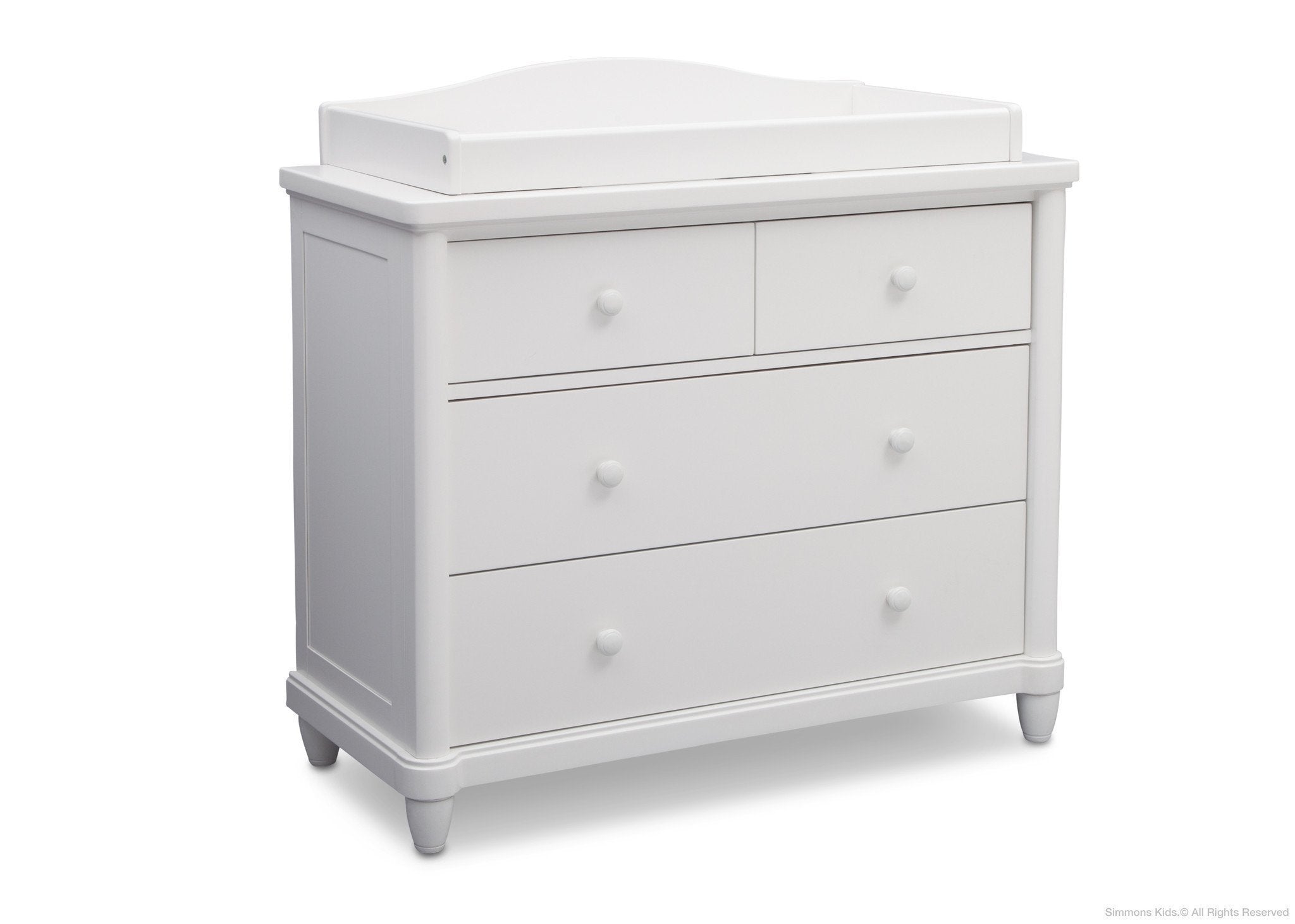 Belmont 4-Drawer Dresser with Changing Top - Nursery Storage Solution for Baby Clothes & Essentials | Perfect for Newborn Care & Organization