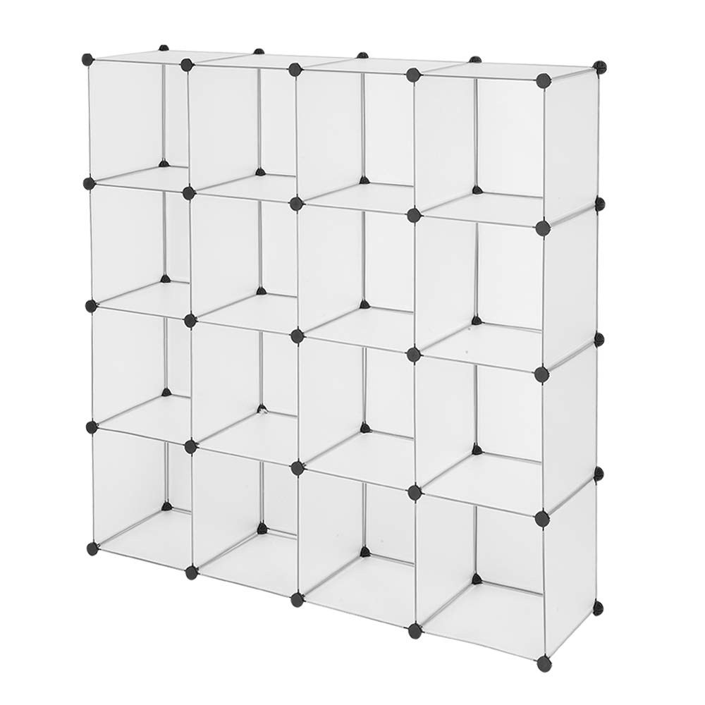 16-Cube Storage Organizer - Mytunes Cube Bookcase Shelf for Closet, Books & Home Organization | Perfect for Bedroom, Living Room & Office Storage