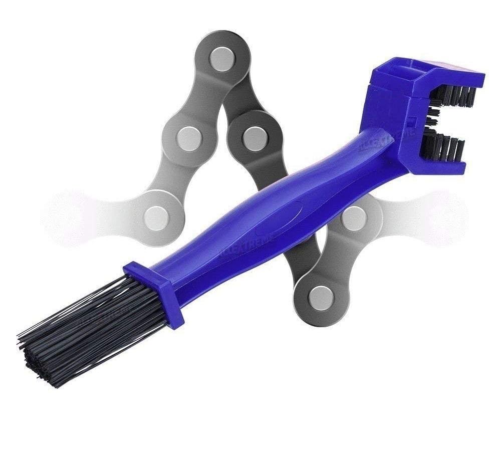 AASONS Bike Chain Cleaner Brush - Soft & Long Bristles for Quick Cleaning of Bicycle & Motorcycle Chains | Durable Multi-Purpose Sprocket Brush | Perfect for Road Bikes, Mountain Bikes & Dirt Bikes Maintenance (Pack of 1)