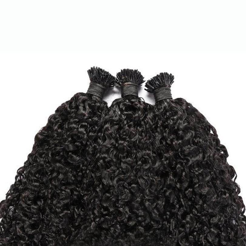 100 Strand Brazilian Human Hair I-Tip Extensions - 24 Inch Keratin Fusion Stick for Women (Color #4) - Perfect for Adding Volume & Length for Special Occasions & Daily Styling