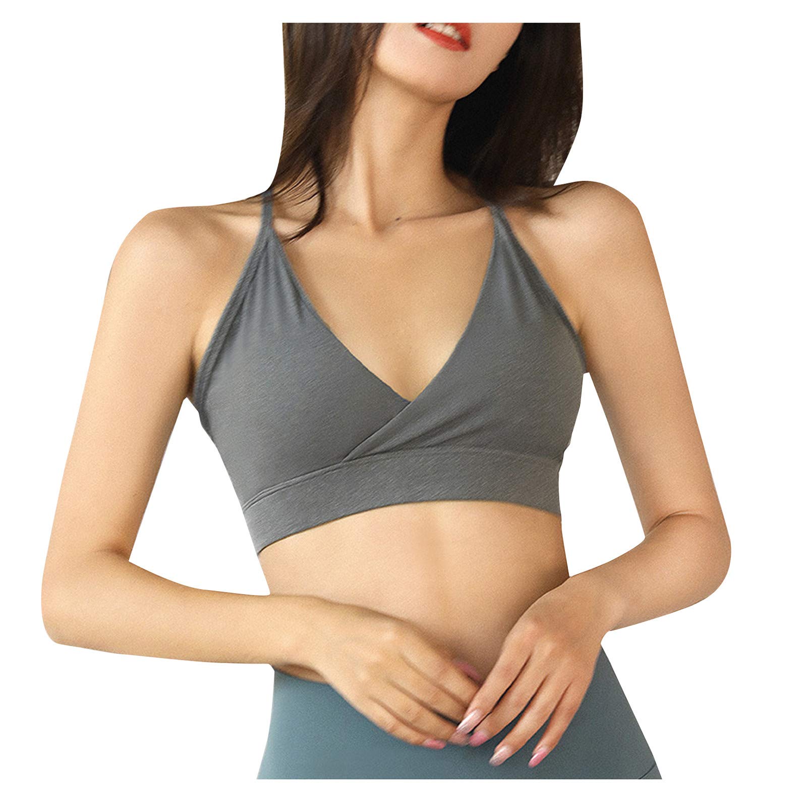 Sexy Push Up Bras for Women - High Elastic Deep V Sports Bra with Solid Support for Yoga, Workout & Active Wear - Perfect for Gym, Running & Everyday Comfort