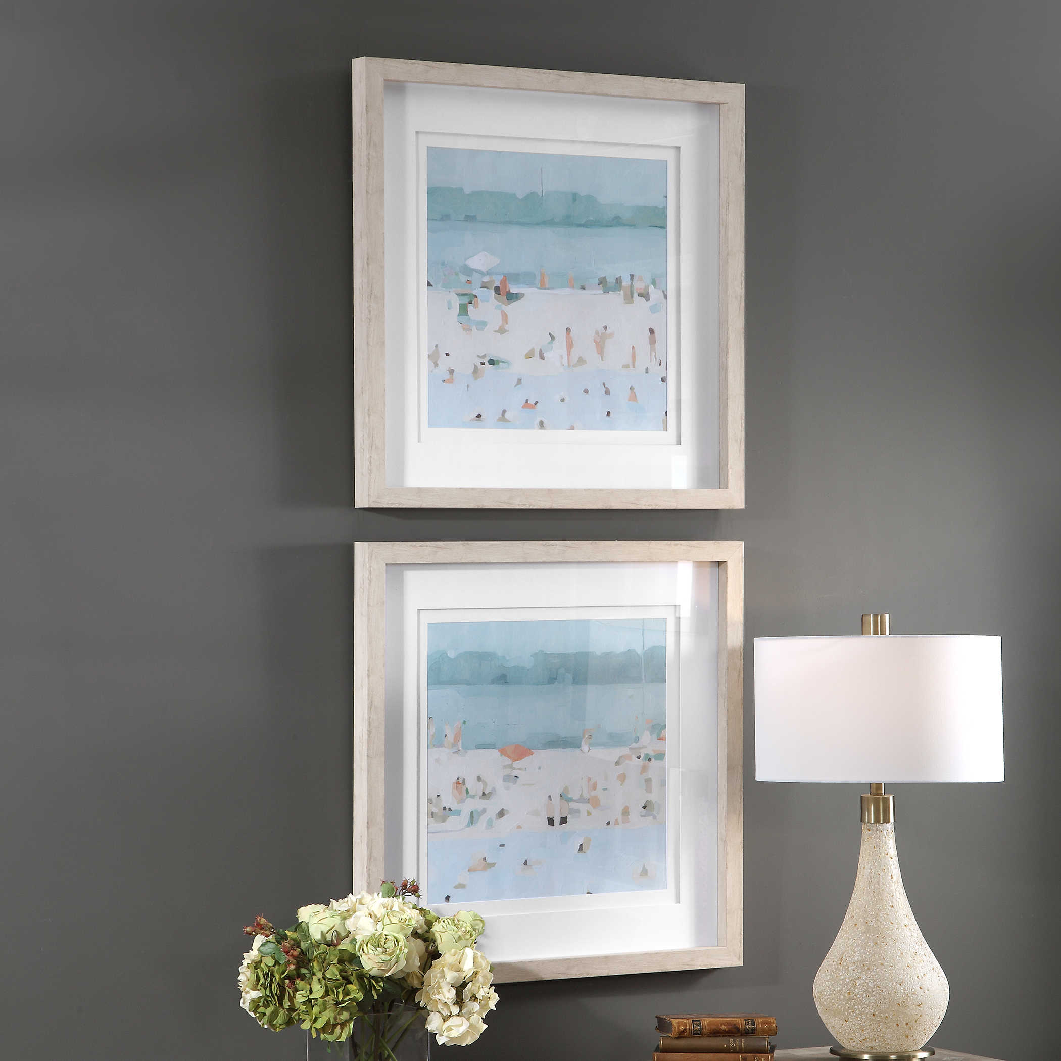 Newport Coastal Art - Stunning Beach Scene Painting for Home & Office Decor | Perfect for Living Room, Bedroom, or Coastal Themed Spaces