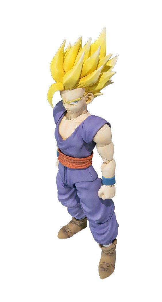 Bandai Tamashii Nations S.H. Figuarts Son Gohan Action Figure - Dragon Ball Z Collectible Anime Toy for Display & Play