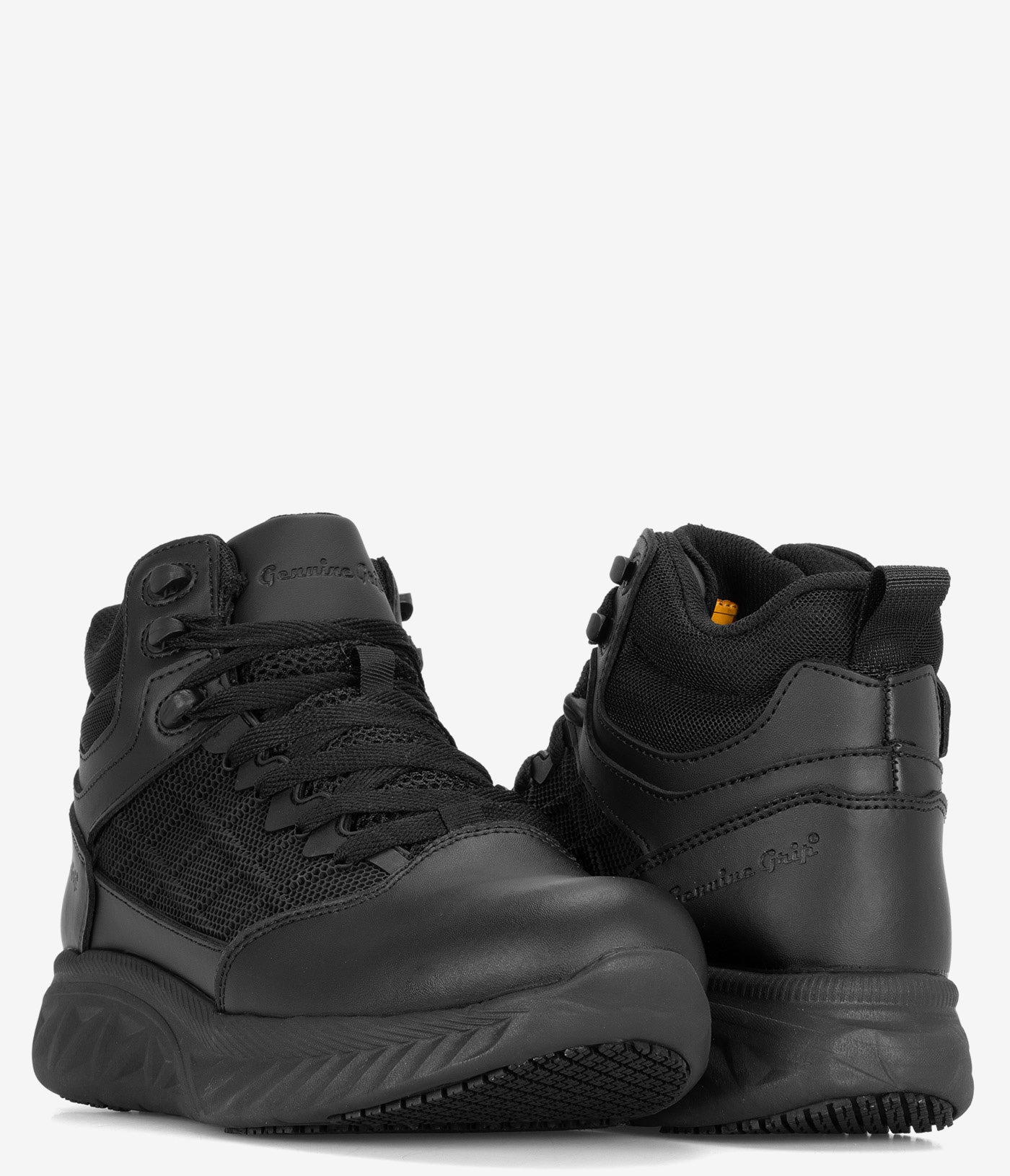 Genuine Grip Shielder Zipper Lock Slip Resistant High Top Sneakers for Men - Perfect for Running, Hiking & Outdoor Activities