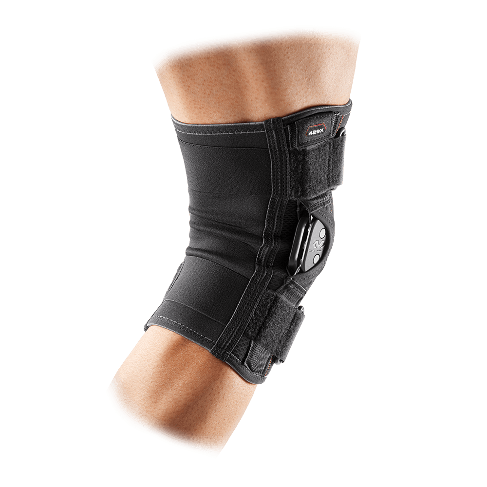 Best Knee Brace with Polycentric Hinges & Cross Straps - Support for Running, Sports & Arthritis Relief - Ideal for Athletes & Active Lifestyles