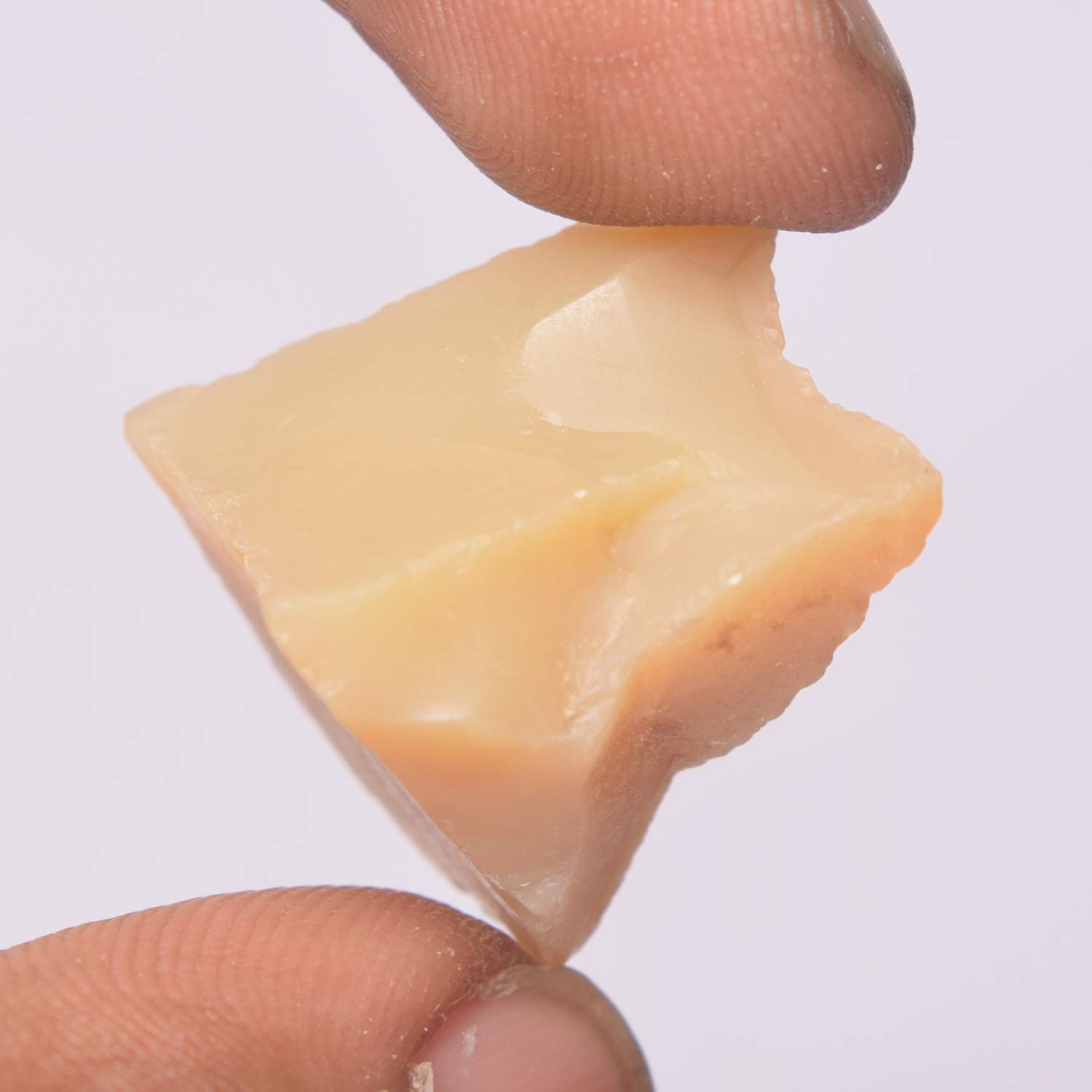 Natural Raw Yellow Opal 27.00 Ct - Rough Opal Crystal with Schorl - Healing Stone for Meditation, Reiki & Energy Work - Genuine Gemstone for Jewelry Making & Spiritual Collection