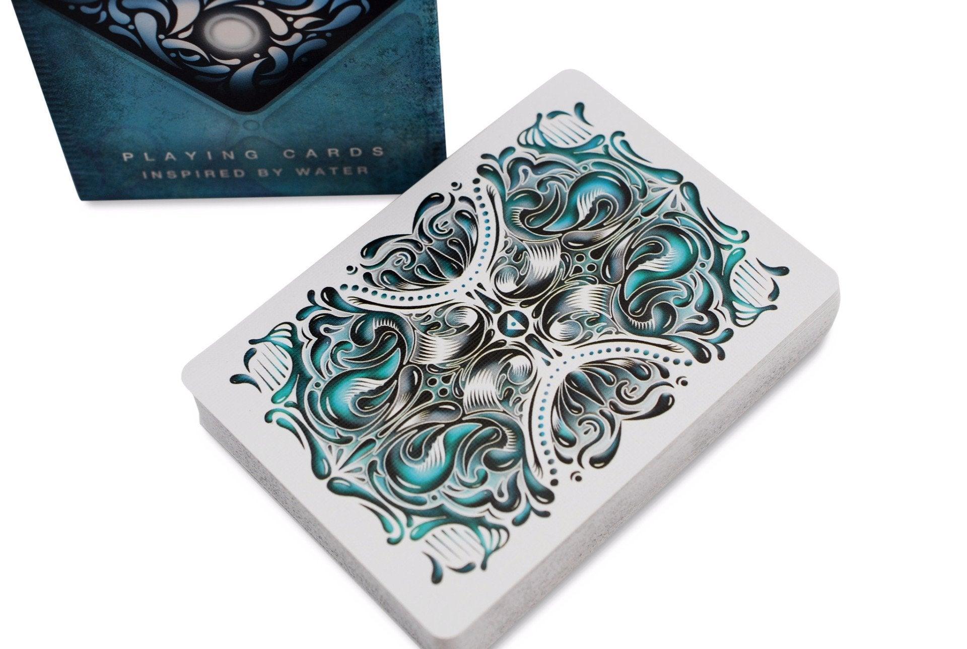 Premium Fathom Playing Cards - Waterproof & Durable for Poker, Magic Tricks, and Card Games - Perfect for Travel, Camping, and Outdoor Adventures