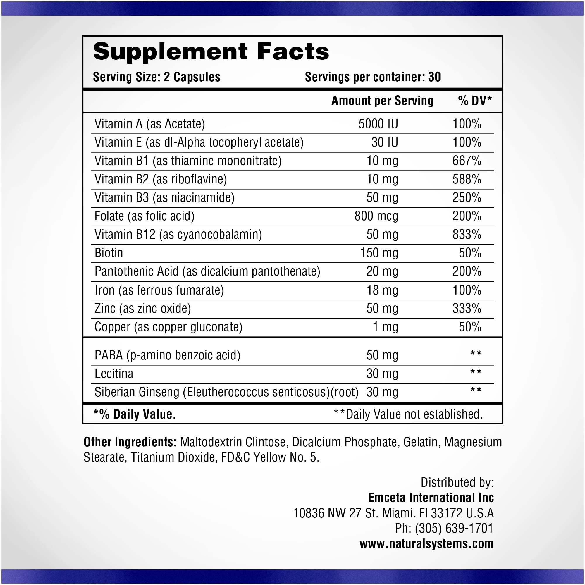 Natural Biotin Hair Skin & Nails Vitamins Supplement - 60 Capsules for Strong Nails & Hair Growth - Supports Skin Protection for Women & Men | Daily Beauty & Wellness Boost for Healthy Hair & Glowing Skin