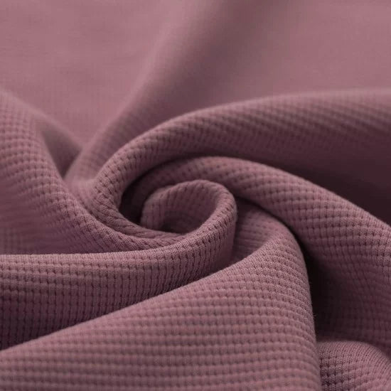 Soft Cotton Waffle Knit Sweater - Old Mauve Pullover for Women | Cozy Fall & Winter Wear | Perfect for Casual Outings and Layering
