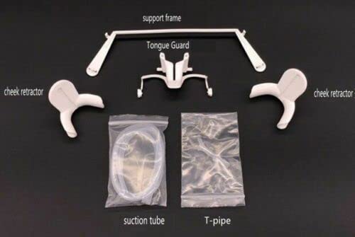 Autoclavable Dental Mouth Opener & Cheek Retractor Kit - Orthodontic Teeth Whitening & Dry Field System for Dentists (Disposable Lip Retractor for Mouthguard, Dental Procedures & Teeth Cleaning)