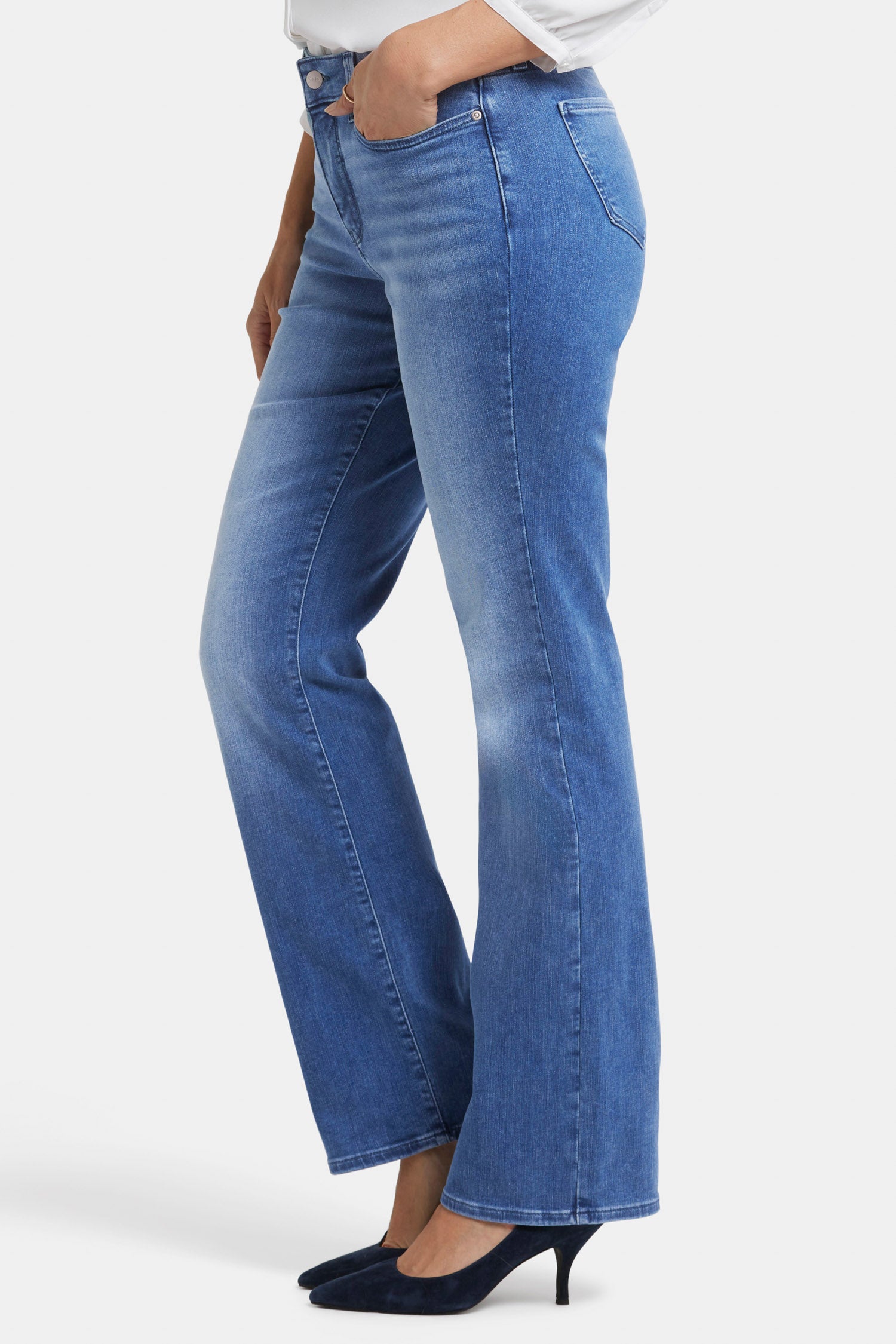 Blake Slim Flared Jeans for Women - High Waisted Stretch Denim Pants with Bootcut Leg | Perfect for Casual Wear, Date Night & Office Outfits