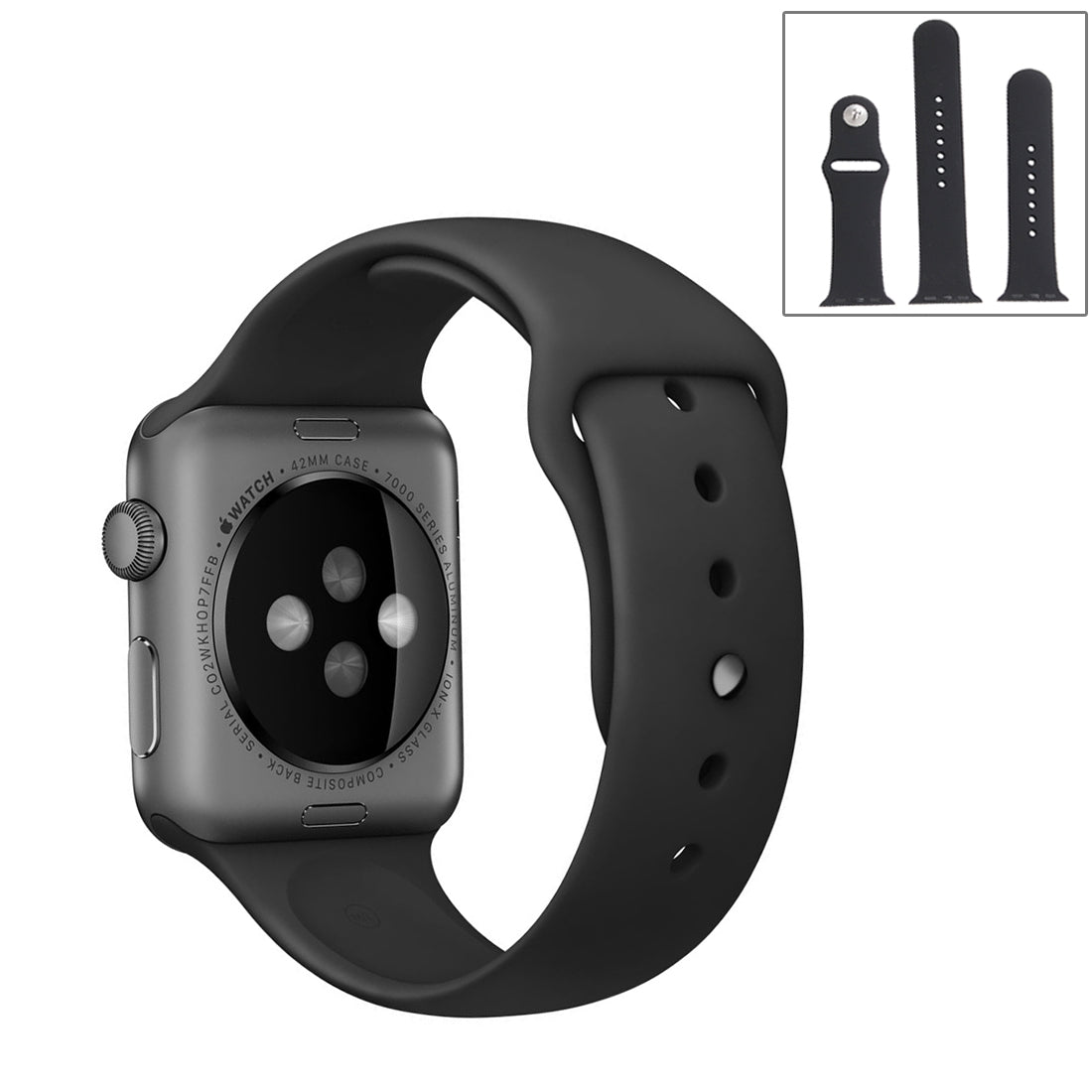 Premium Bracelet for Apple Watch Ultra 49mm & Ultra 2 49mm / Series 9,8,7 45mm / SE 3,SE 2,6,SE,5,4 44mm / 3,2,1 42mm - Stylish & Durable Replacement Band for Workouts, Running & Everyday Wear
