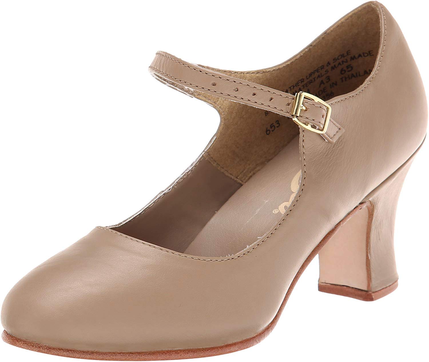 Capezio Women's Manhattan Character Dance Shoes - Professional T-Strap Heels for Jazz, Theater & Ballroom Performances | Comfortable Leather Pumps for Dancers & Performers