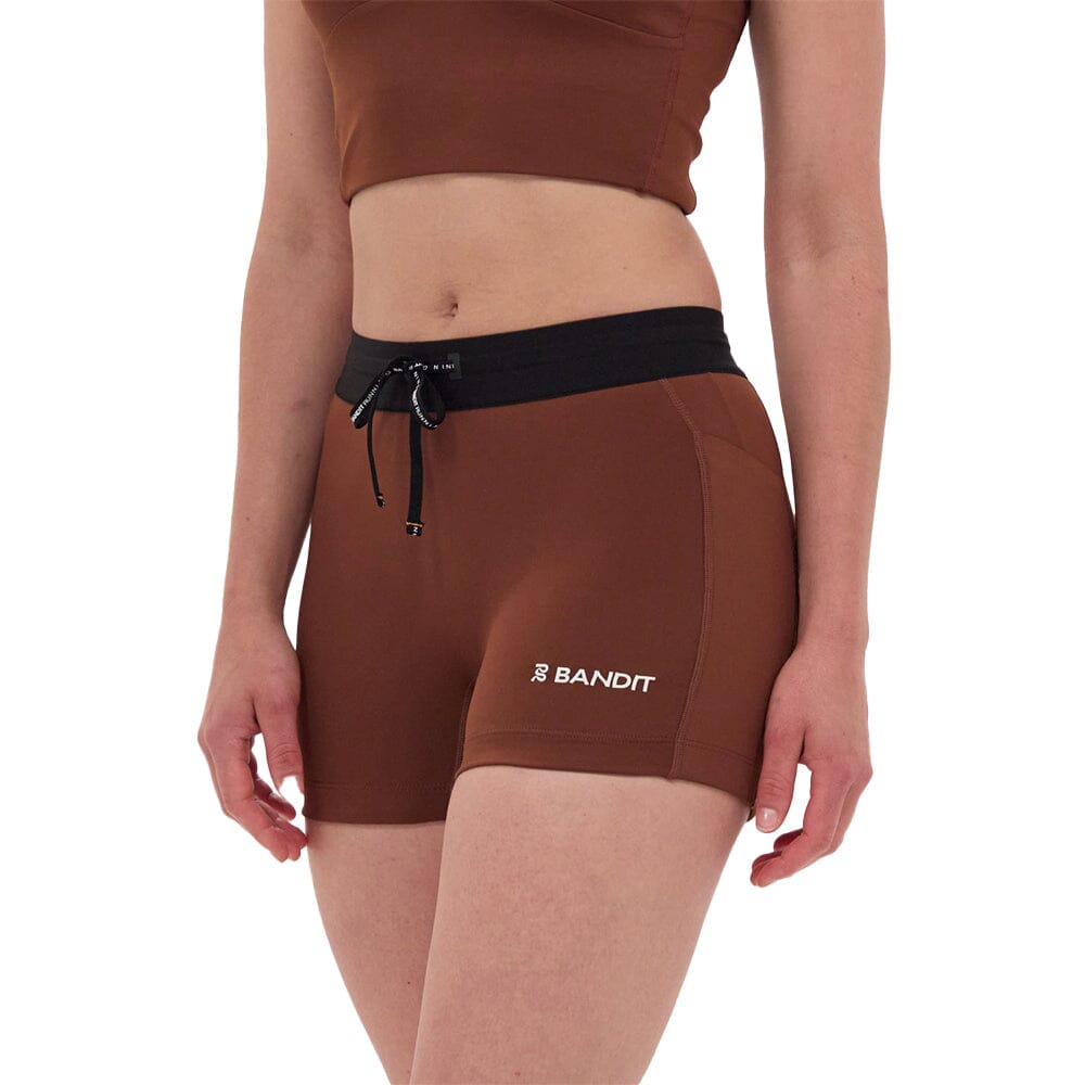 Bandit Running Women's Stamina™ 3 Compression Shorts - High Waist Workout Shorts for Running, Yoga & Gym - Moisture Wicking & Breathable Activewear