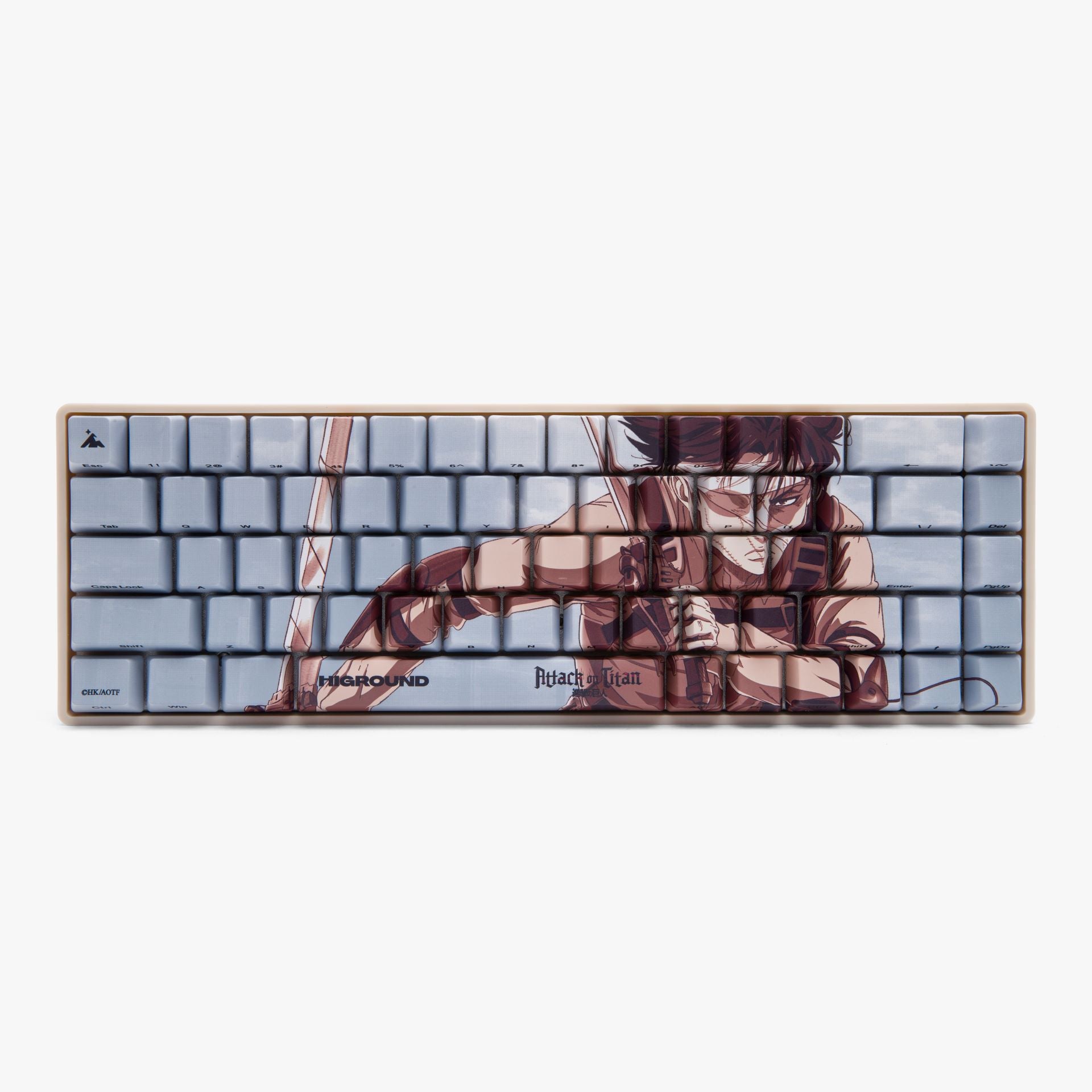 AOT2 x HG Basecamp 65HE Mechanical Keyboard - Levi Edition | Compact 65% Layout, Hot-Swappable Keys | Perfect for Gaming, Coding & Office Work