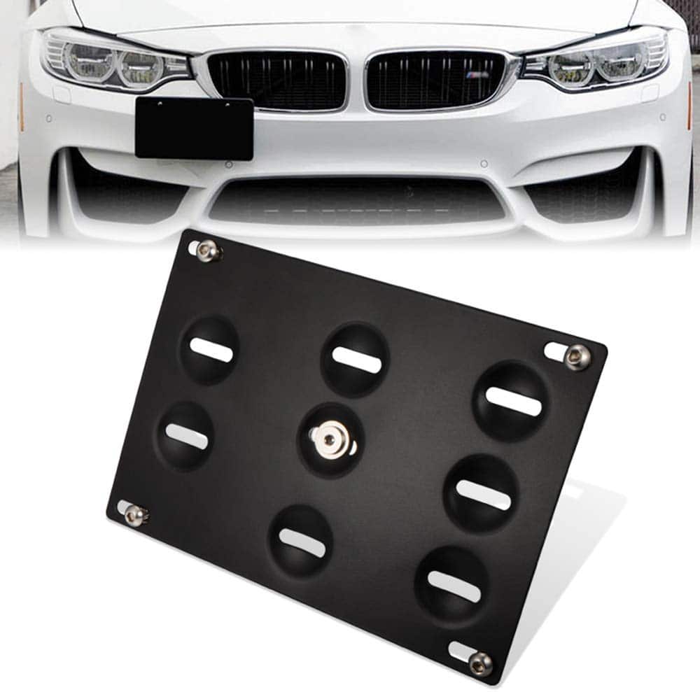 BMW F30 F31 3 Series License Plate Mounting Kit (2012-2019) - Front Bumper Relocation Bracket - Perfect for Car Enthusiasts & Customization