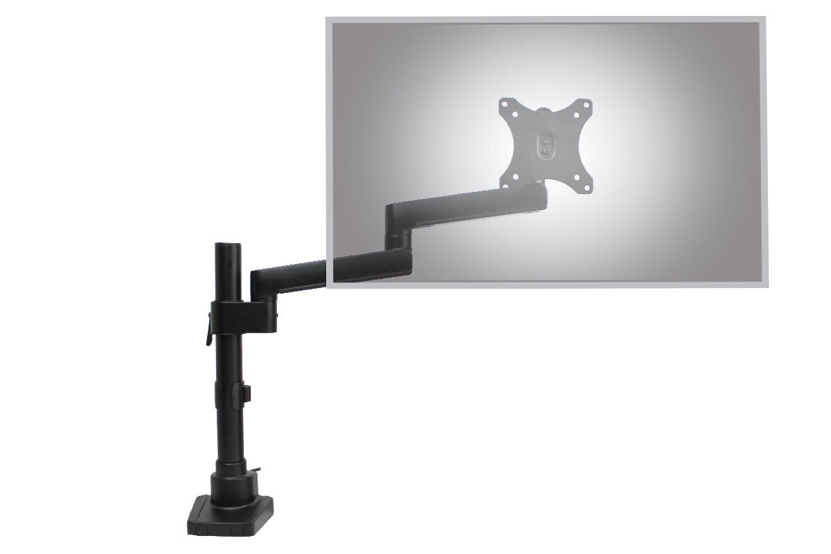 Actiflex II Single Monitor Arm - Adjustable Ergonomic Stand for 13-32 Inch Screens | Perfect for Home Office, Gaming & Workspace Setup