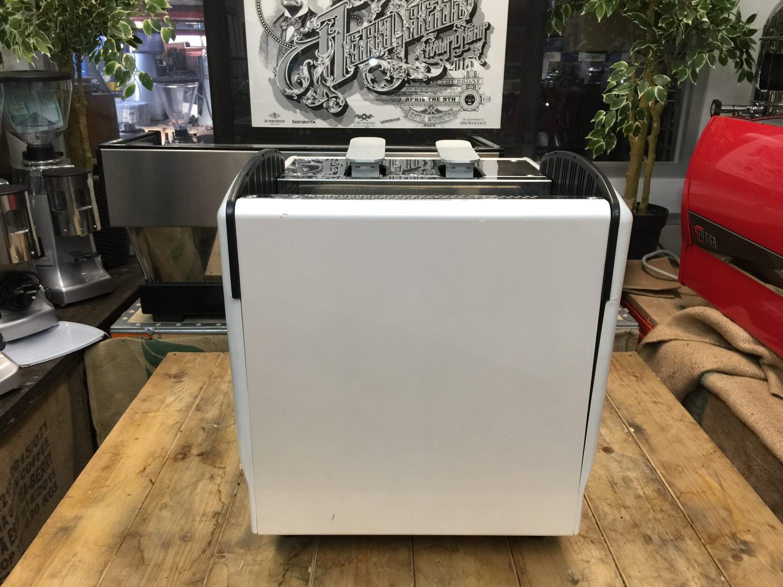 Expobar G10 Compact 2 Group Capsule Coffee Machine in White - Perfect for Cafes, Offices & Home Baristas