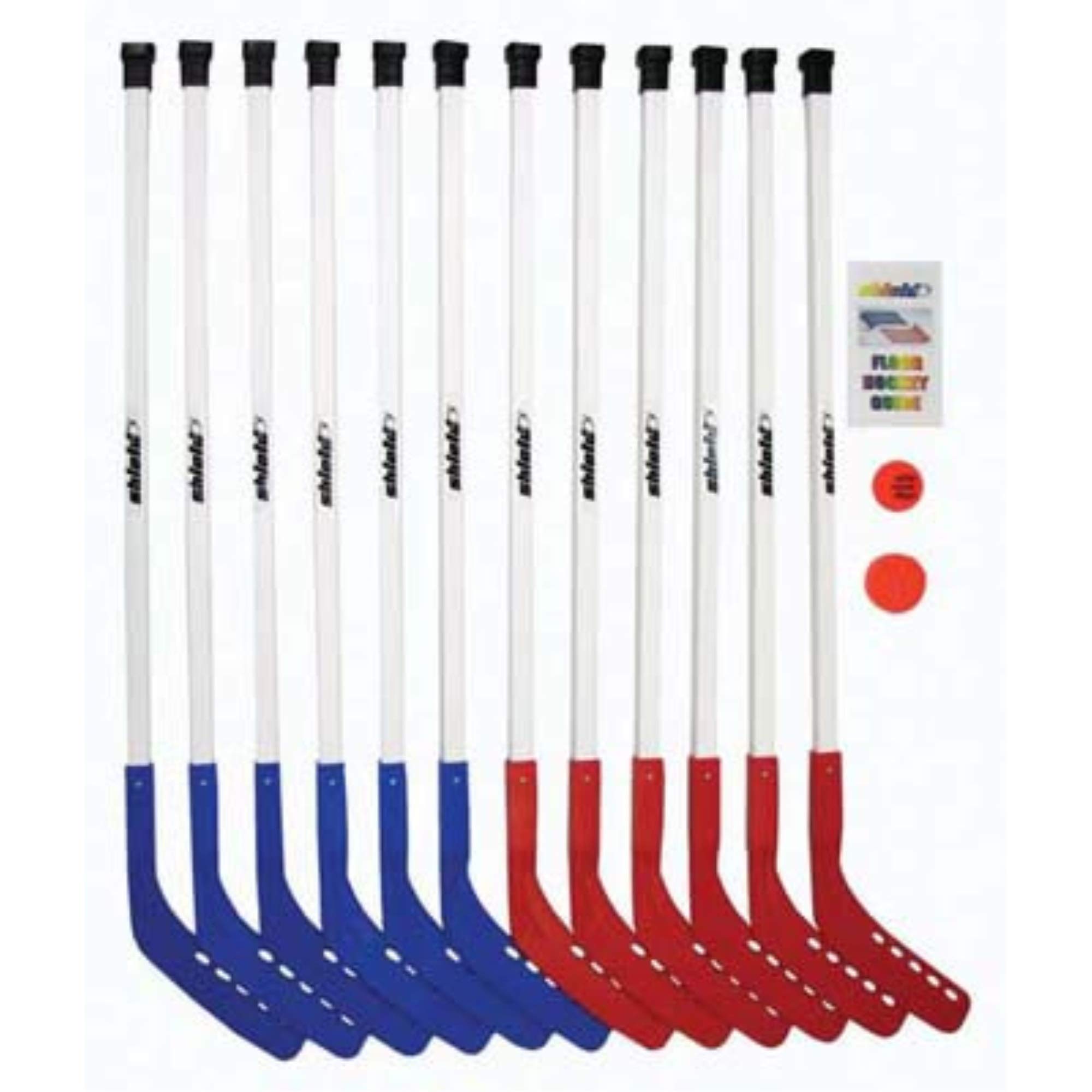 36-Inch Deluxe Hockey Set with Safety Grip - Complete Ice Hockey Equipment for Kids & Adults - Perfect for Backyard Games, Training & Street Hockey