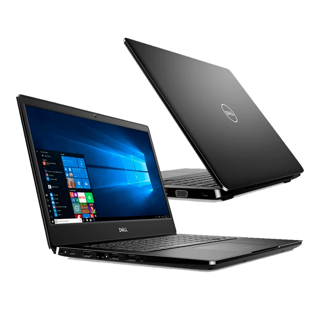 Refurbished Dell Latitude 3400 Business Laptop - Intel Core i5-8265U, 8GB RAM, 256GB SSD, Webcam, WiFi 6, Bluetooth 5.0, HDMI & USB-C - Windows 10 Pro (Black) | Ideal for Remote Work, Online Classes & Office Productivity