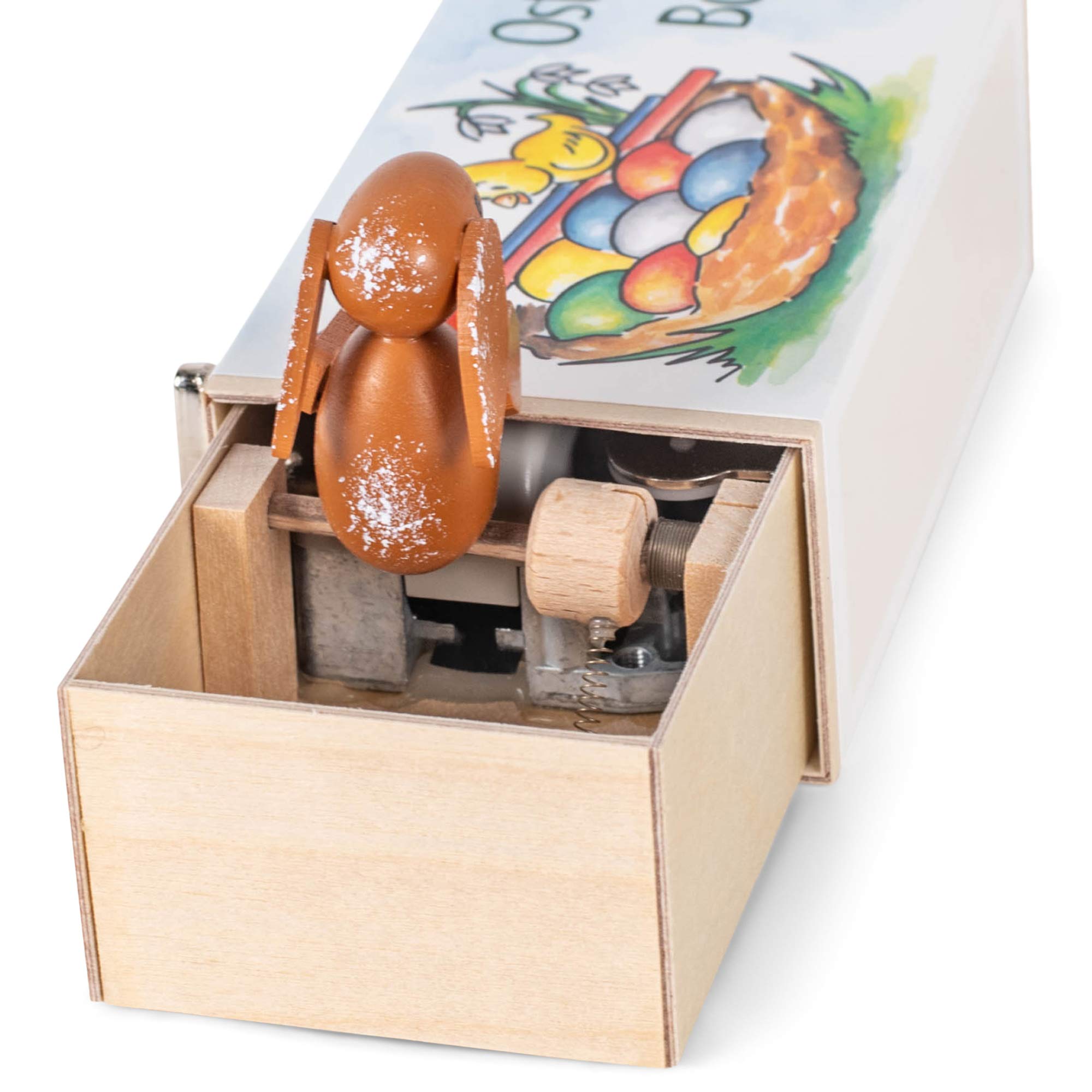 Dregeno Musical Gift Box - Handcrafted German Music Box with Surprise Rabbit Pop-Up for Birthdays, Anniversaries & Special Occasions
