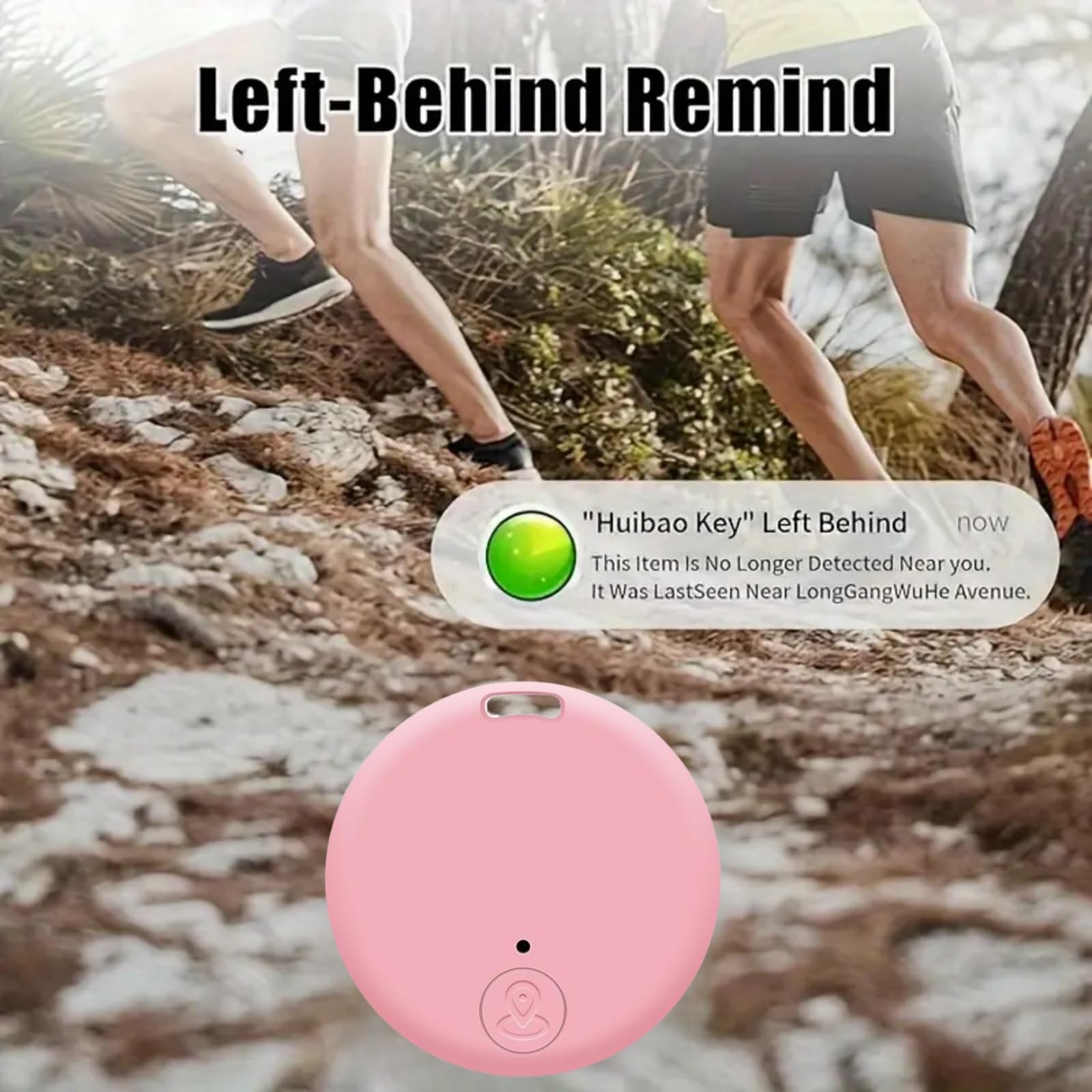 Mini Magnetic GPS Tracker for Vehicles & Pets - Portable Anti-Lost Car Tracking Device with Strong Magnet - Worldwide Real-Time Location System (Pink) - Perfect for Vehicle Security & Pet Safety