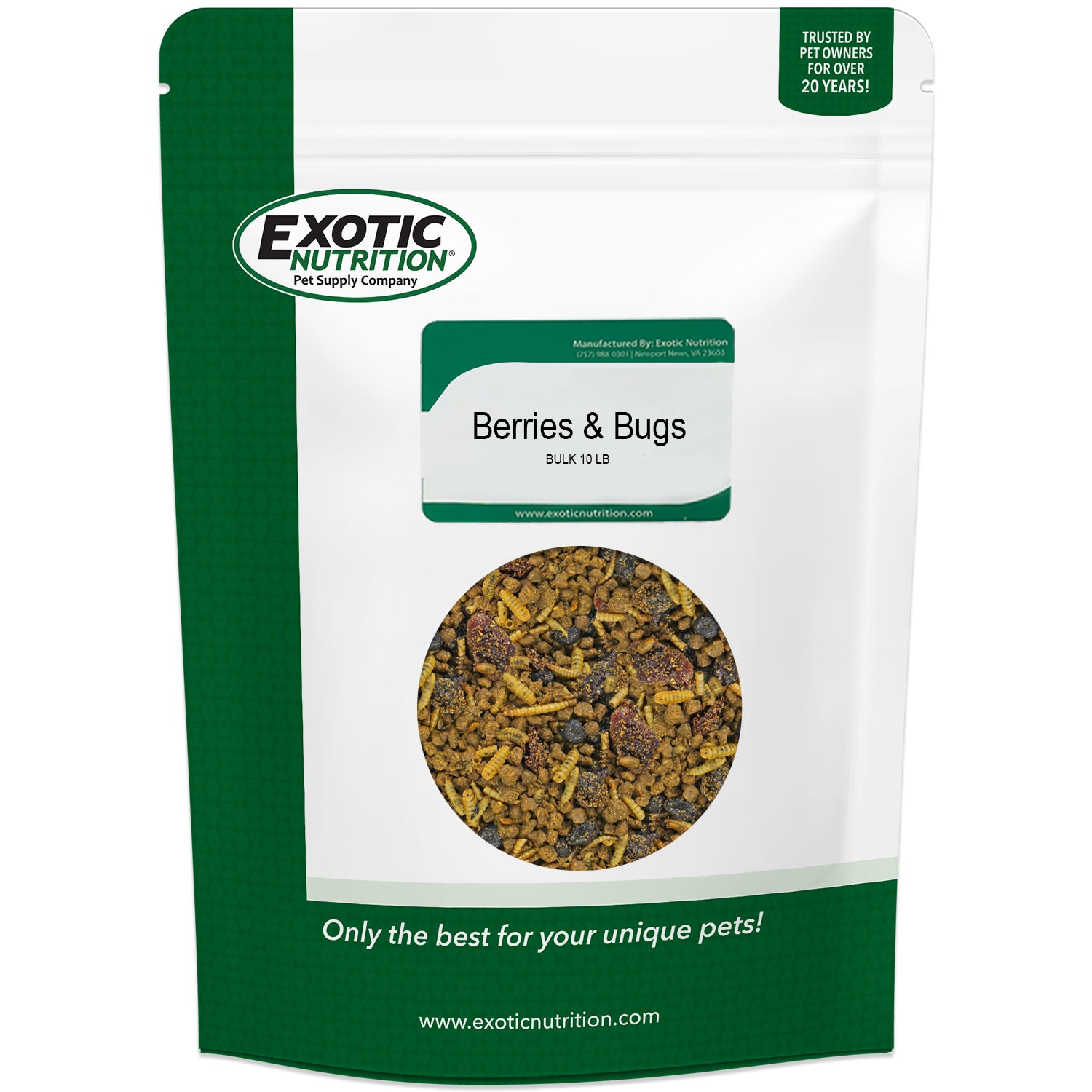 Premium Sugar Glider & Hedgehog Food - Berries & Bugs Mix - High Protein Diet for Small Pets - Perfect for Feeding, Treats & Nutritional Supplements - Ideal for Sugar Gliders, Hedgehogs & Small Exotic Animals