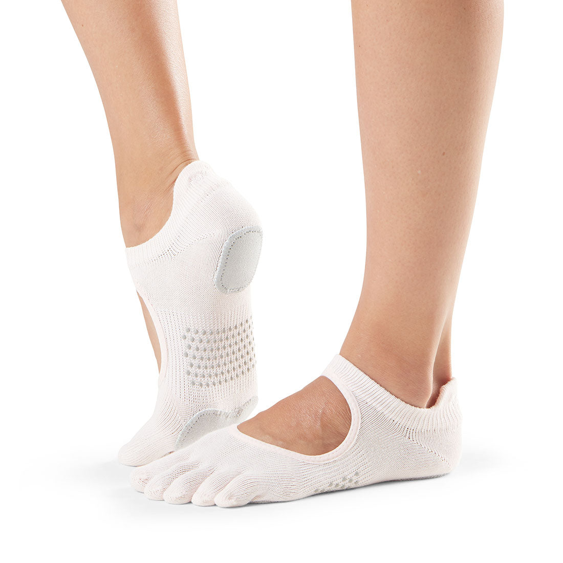 ToeSox Prima Bellarina Dance Socks - Non-Slip Ballet Socks for Ballet, Yoga & Pilates - Comfortable Grip Socks for Dancers & Fitness Enthusiasts
