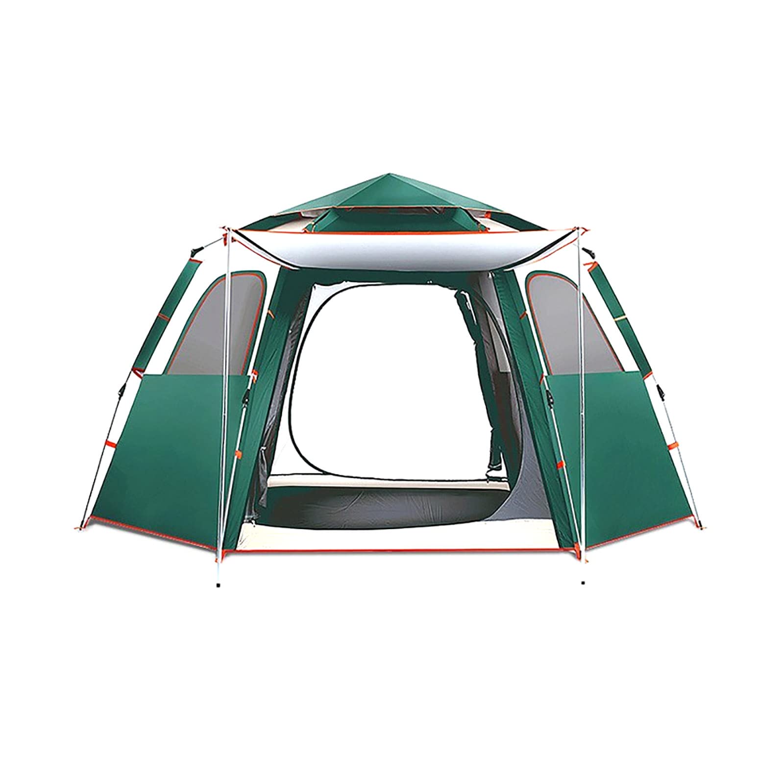 Waterproof & Windproof Camping Tent for Family Outdoor Adventures - Instant Pop Up Dome Tent with Tarpaulin for Camping, Festivals & Backpacking | Durable All-Weather Shelter for Hiking, Beach Trips & Emergency Preparedness