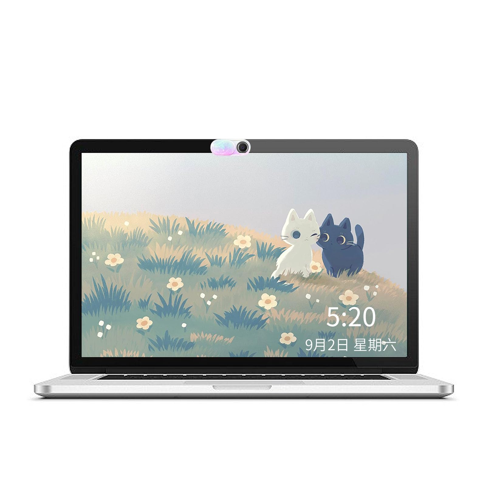 6-Pack Ultra Thin Webcam Cover Sliders - Privacy Protector for MacBook Pro, iMac, iPad Pro, Tesla Model 3/Y/X/S & Most Laptops/Tablets - Colorful Space Design - Perfect for Home Office, Online Classes & Video Conferencing