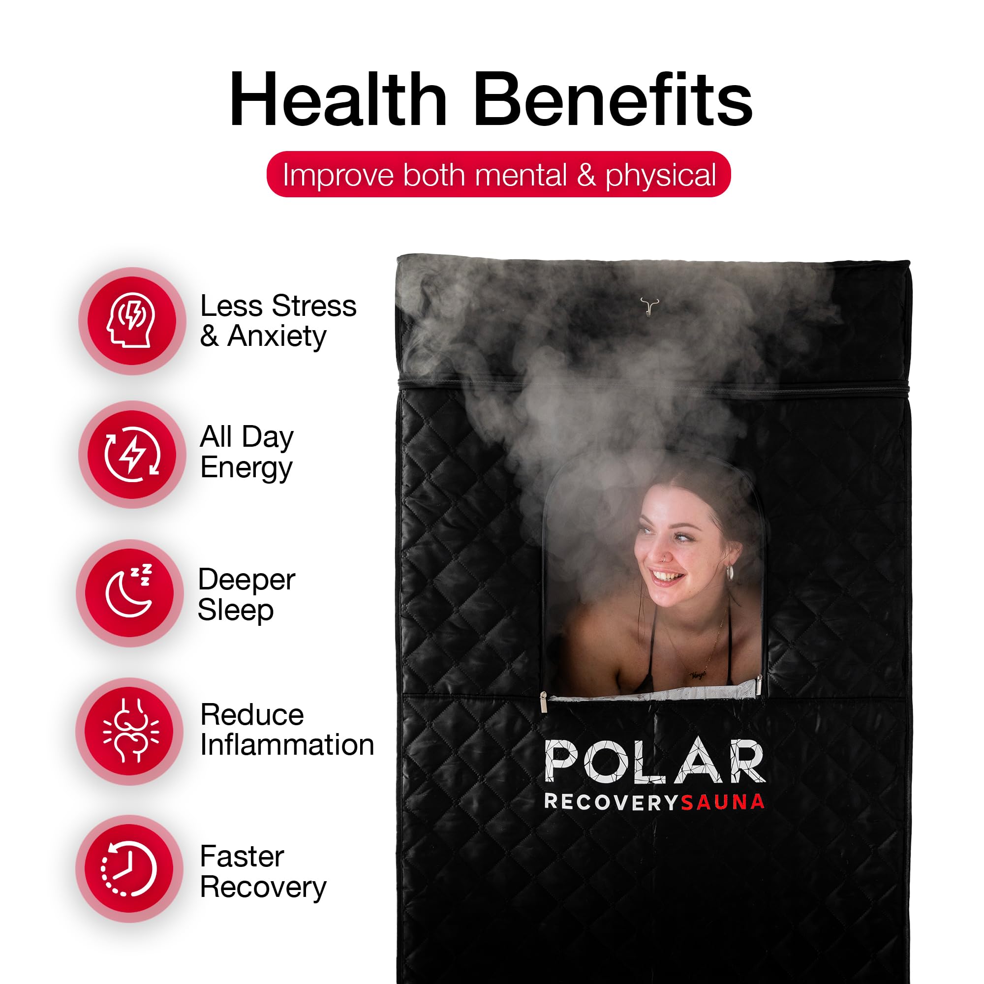 Portable Home Sauna Tent - Indoor Dry Infrared Sauna for Relaxation, Detox & Muscle Recovery | Perfect for Home Spa, Yoga & Post-Workout Therapy