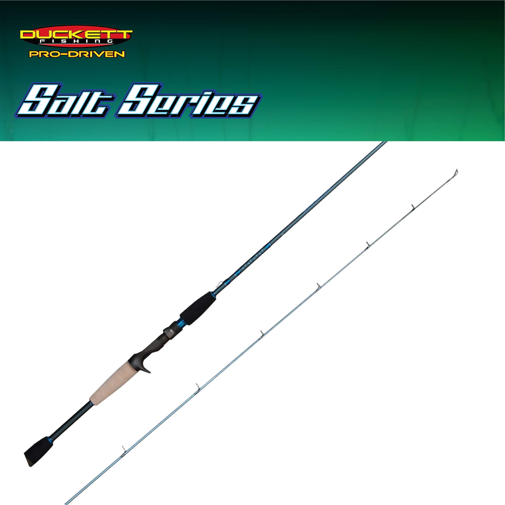 Duckett Salt Series Fishing Rod - Fuji Guides, Sensi-Touch for Saltwater Angling