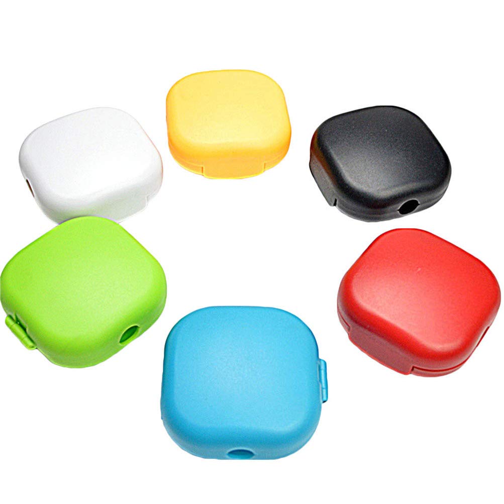 UKCOCO 6-Pack Earbud Case & Cable Organizer for Headphones, USB Cords - Travel & Home Use