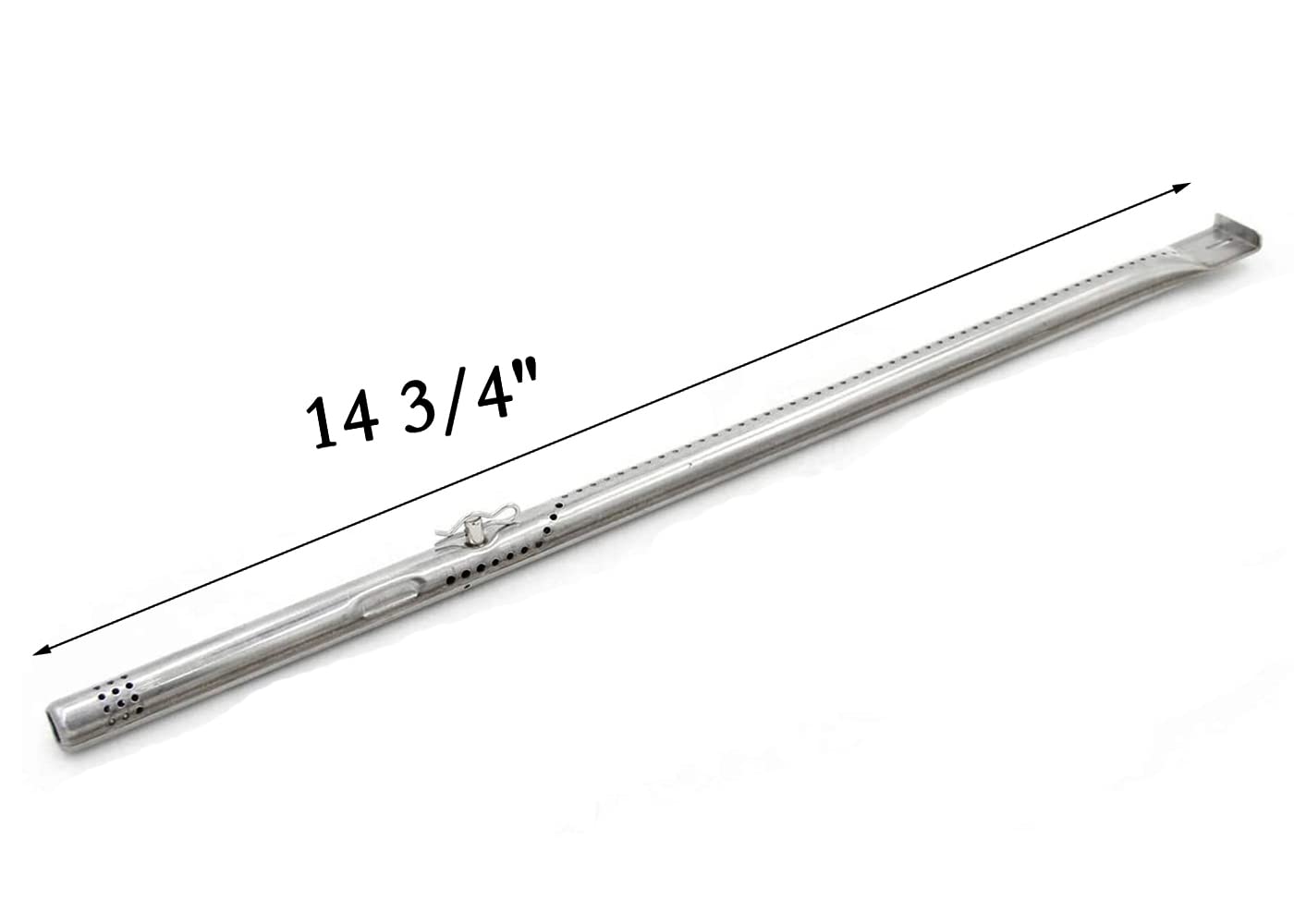 4-Pack SS46346015 Stainless Steel Burner & Heat Plate Replacement for Charbroil 463446015, 463447018, 463446017 Gas Grills - Durable BBQ Grill Parts for Outdoor Cooking, Backyard Grilling, and Patio Parties